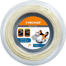 HEAD Sonic Pro Saitenrolle 200m-Weiß