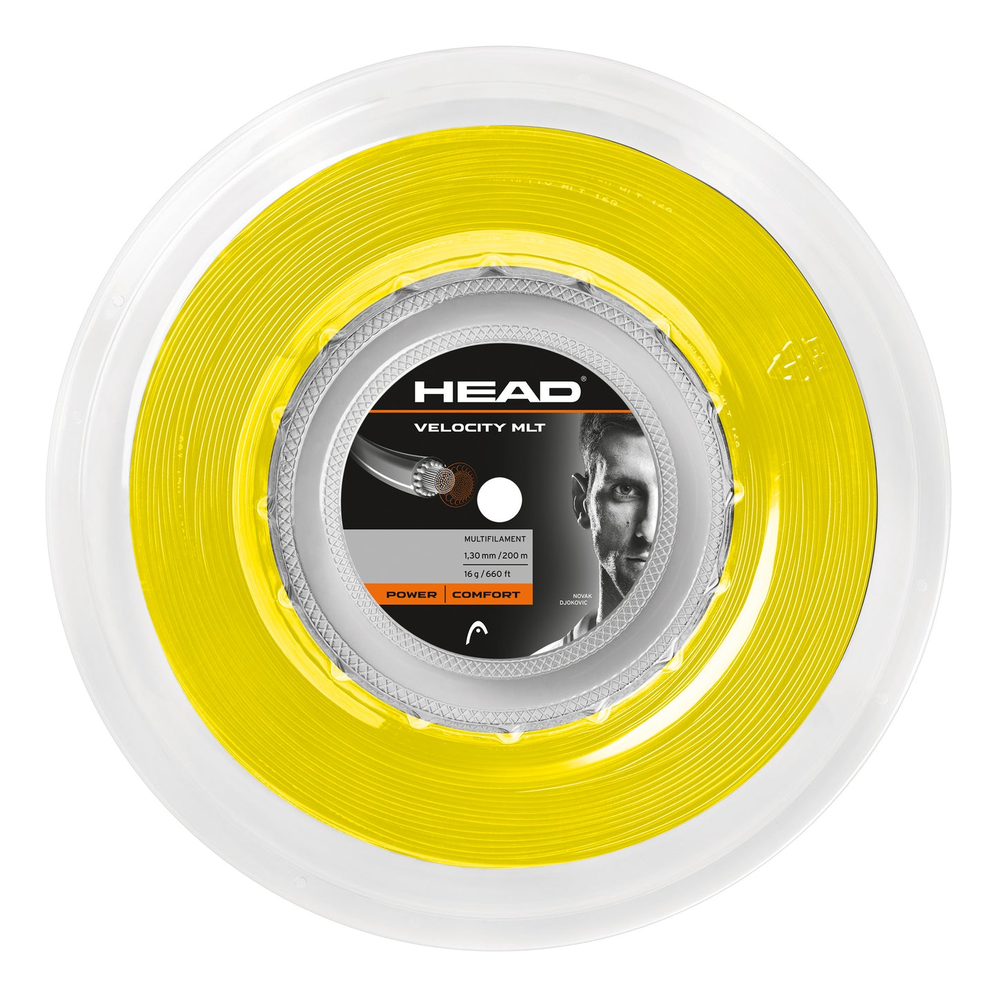 HEAD Velocity MLT Saitenrolle 200m-Gelb