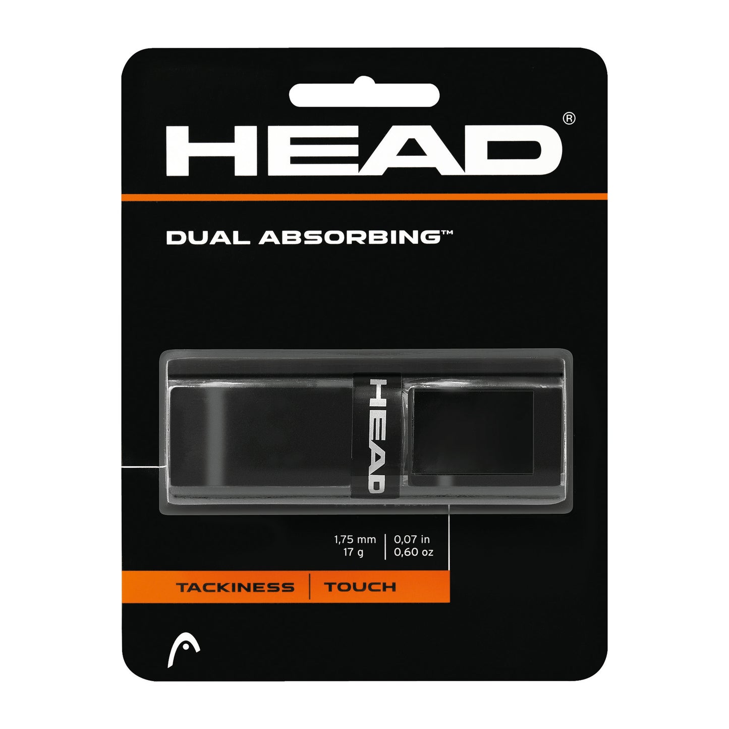 HEAD Dual Absorbing 1er Pack-Schwarz