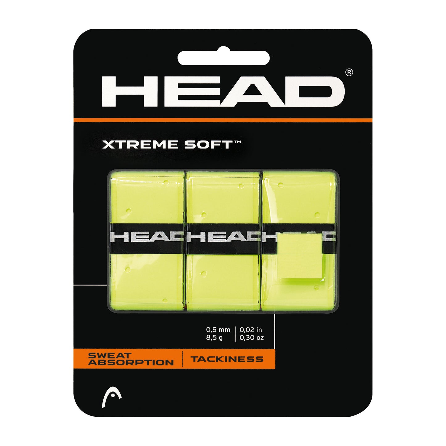 HEAD Xtreme Soft 3er Pack-Gelb