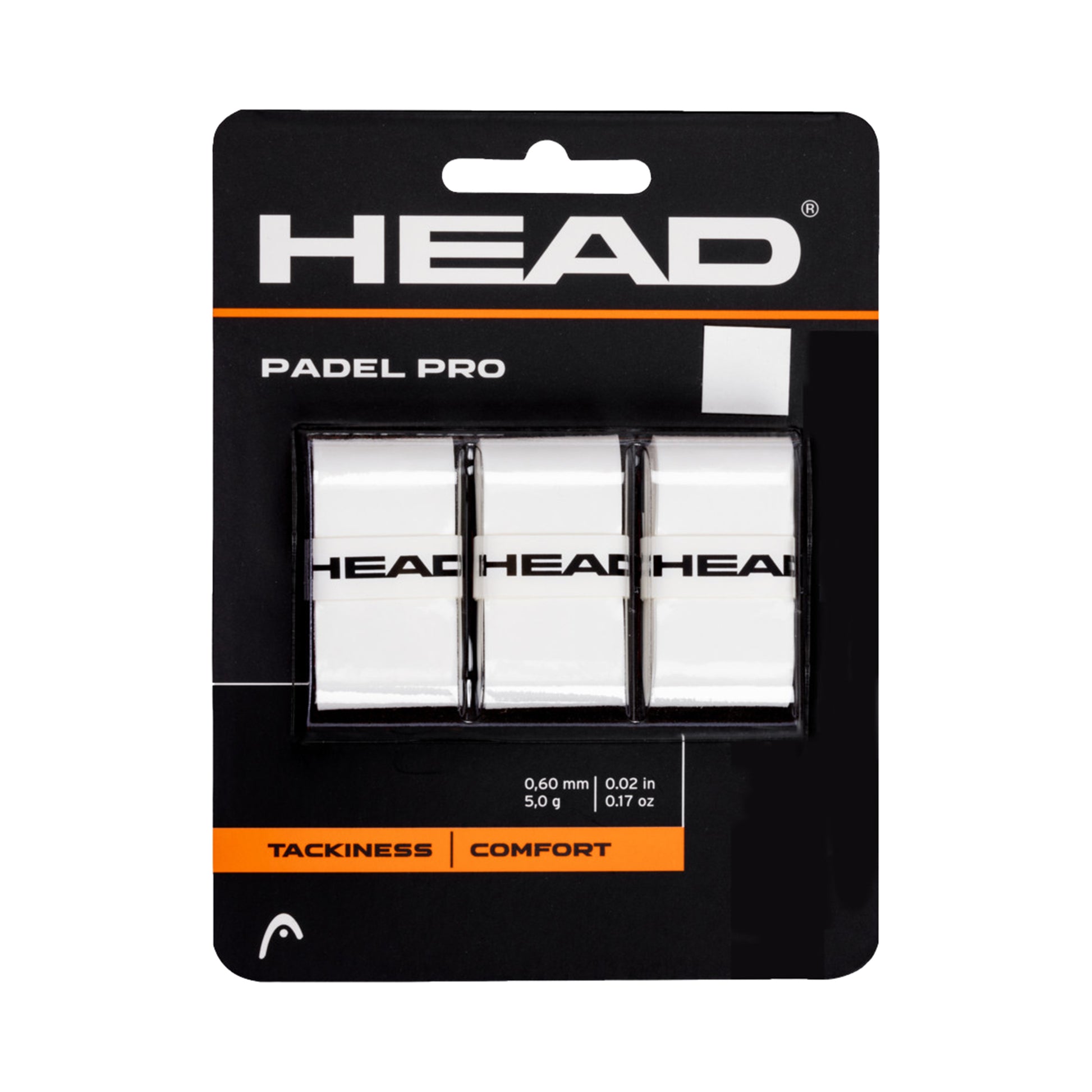 HEAD Padel Pro 3er Pack - weiß