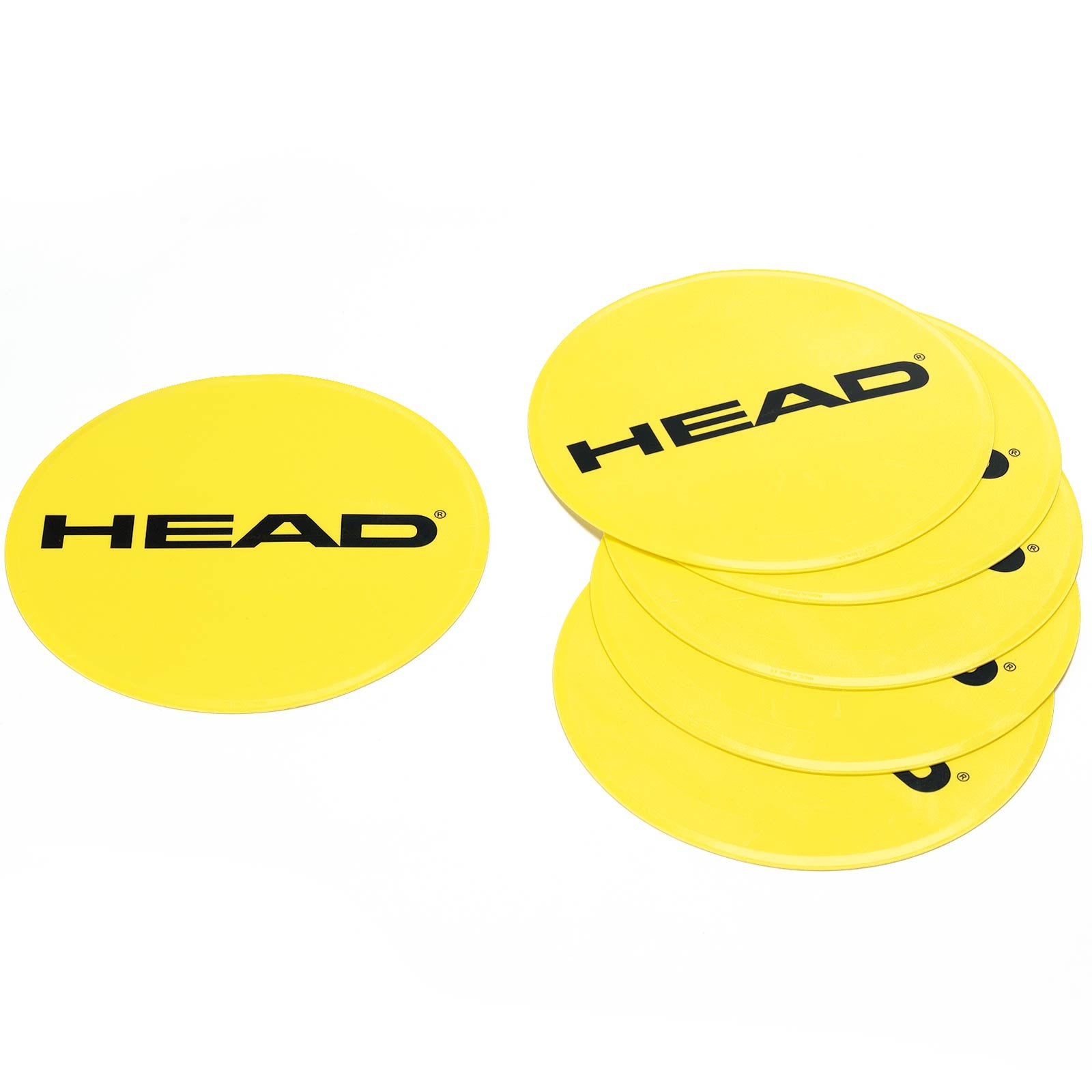 HEAD Zielmarkierung 6er Pack Rund-Gelb