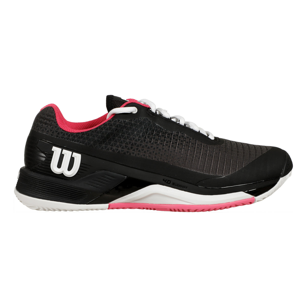 Wilson Rush Pro 4.0 Sandplatzschuh Damen - schwarz, weiß
