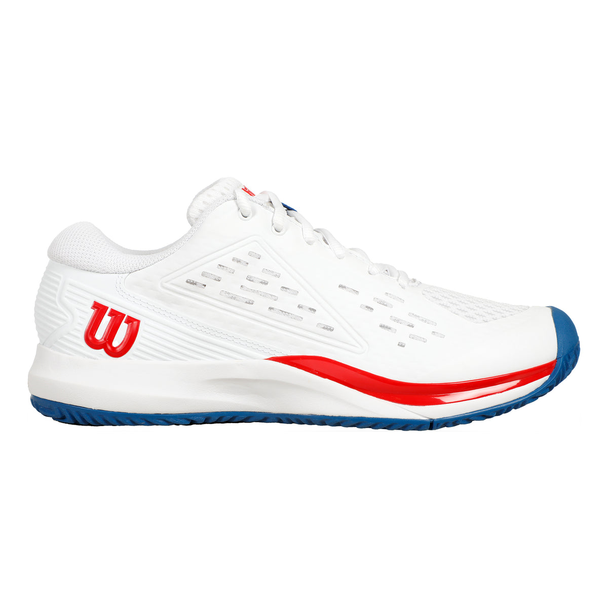 Wilson Rush Pro Ace Allcourtschuh Kinder - weiß, blau