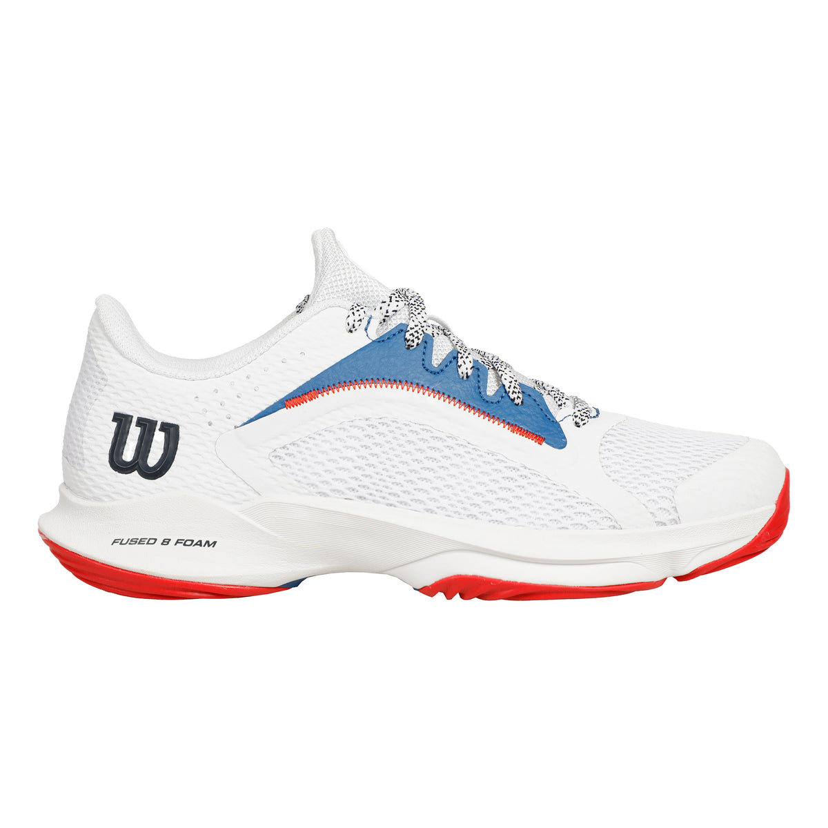 Wilson Hurakn Padelschuh Damen-Weiß,Blau