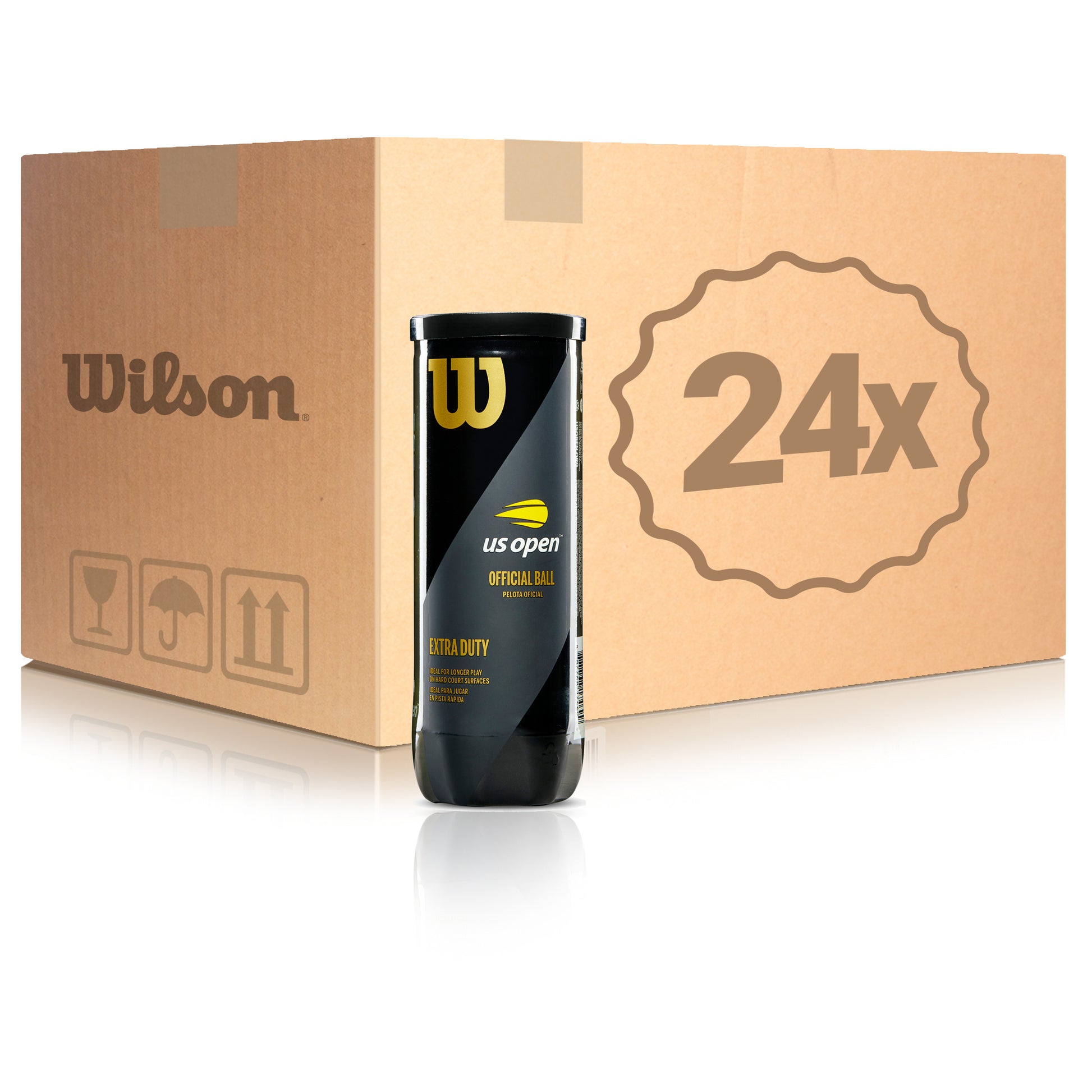 Wilson 24x 3er Dose US Open im Karton