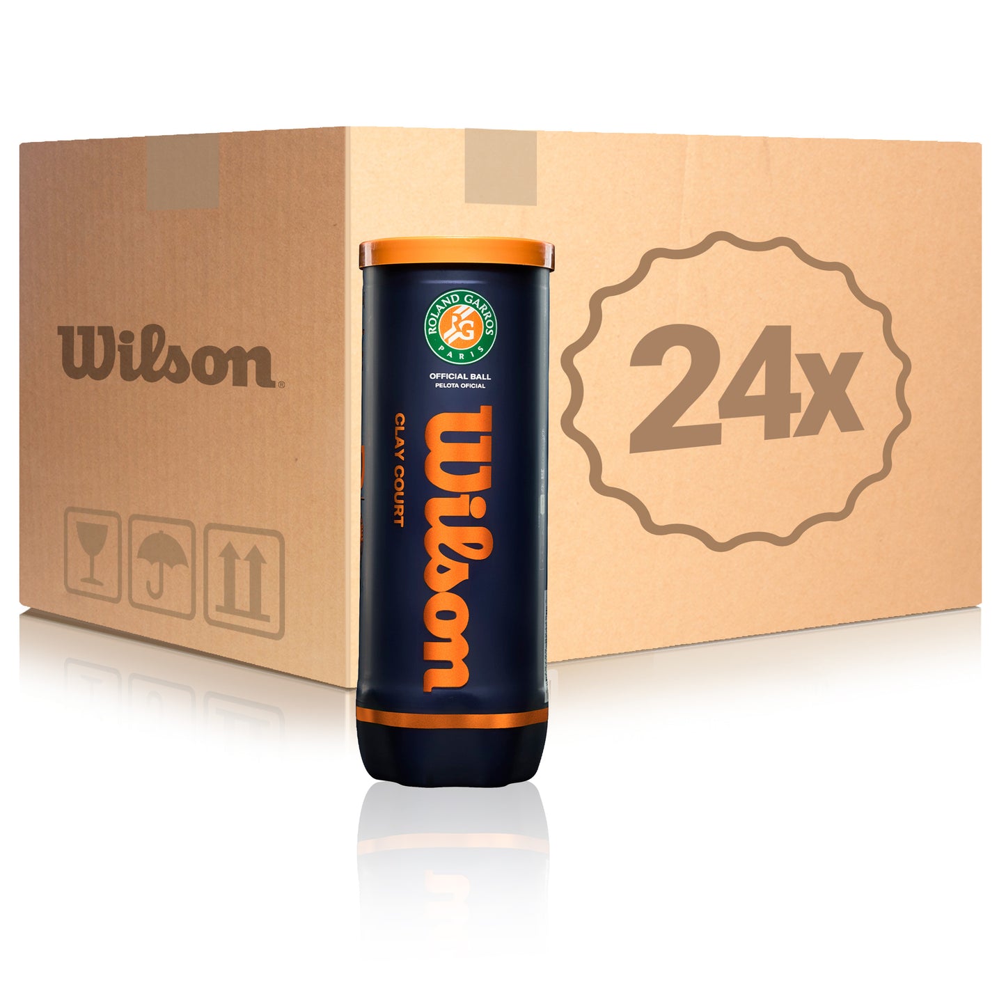 Wilson 24x 3er Dose Roland Garros Official im Karton