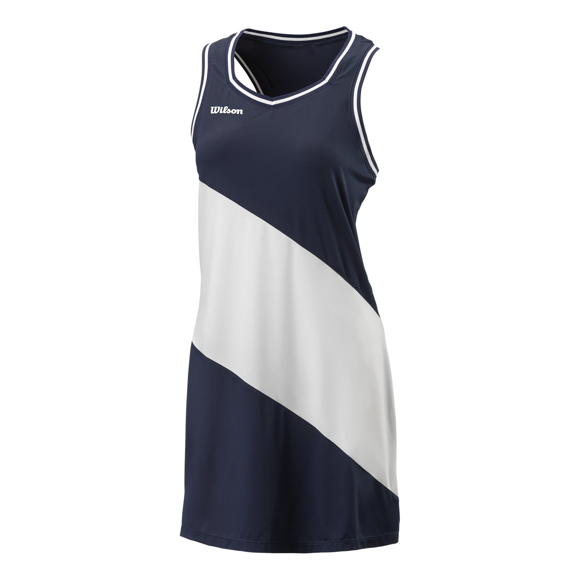 Wilson II Kleid Damen - dunkelblau, weiß