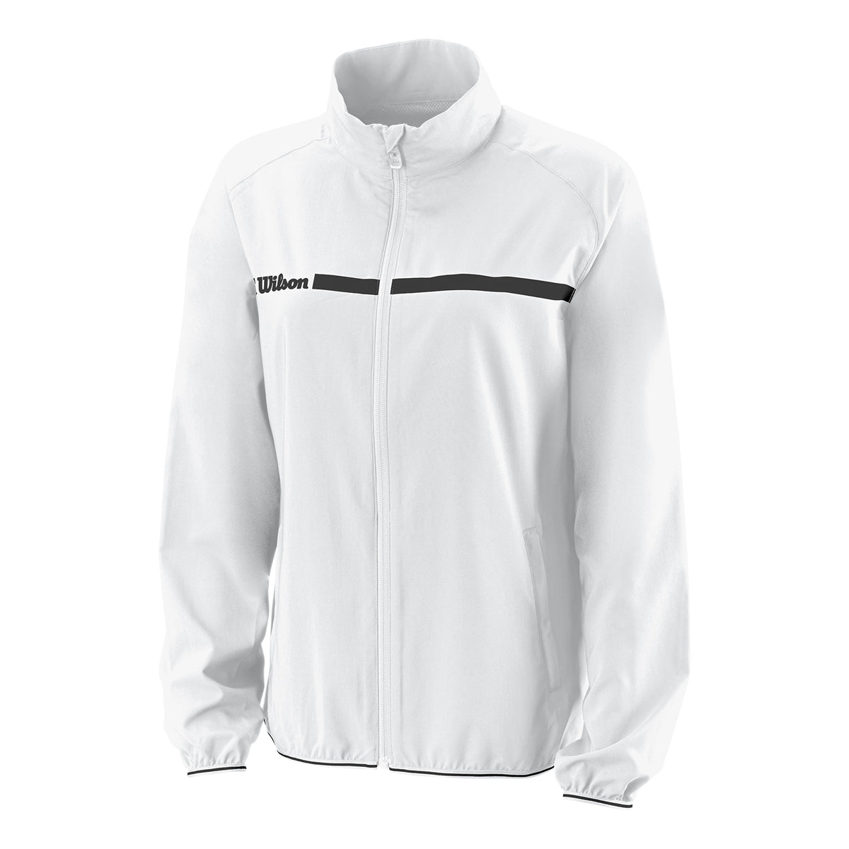 Wilson II  Woven Trainingsjacke Damen-weiß, schwarz