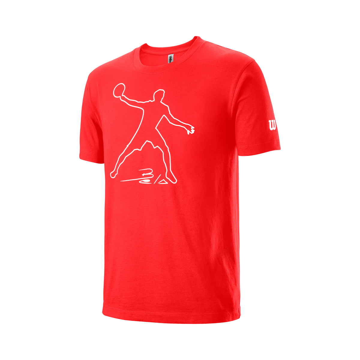 Wilson Bela Tech T-Shirt Jungen - rot, weiß