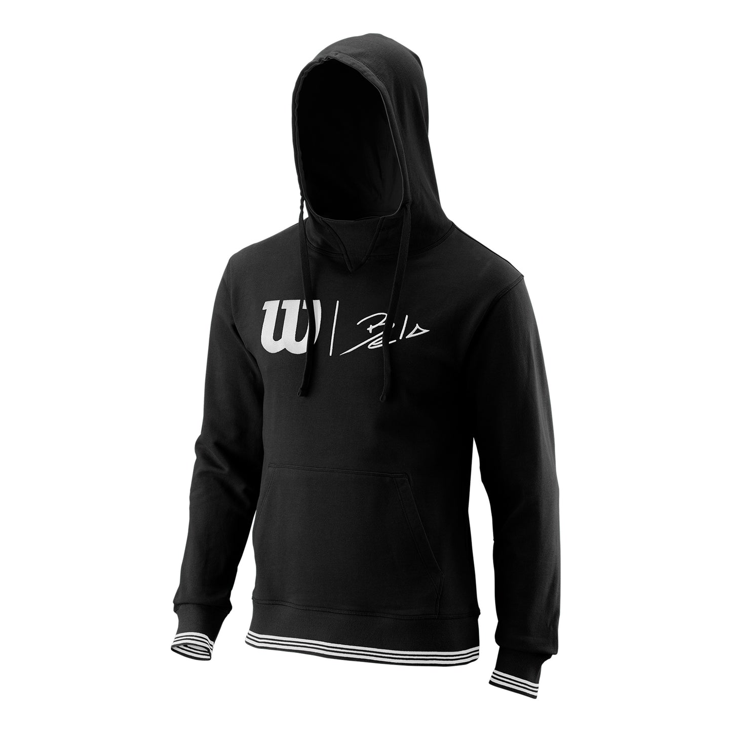 Wilson Bela Slimfit Hoody Herren-Schwarz,Weiß