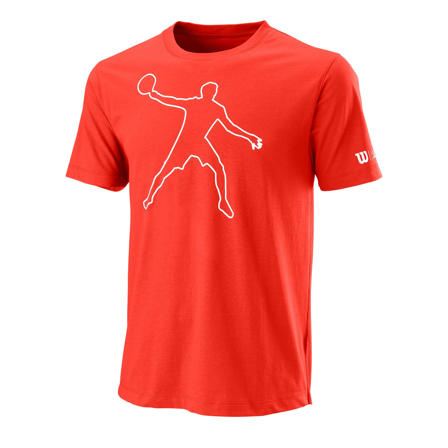 Wilson Bela Tech II T-Shirt Herren-Orange,Weiß