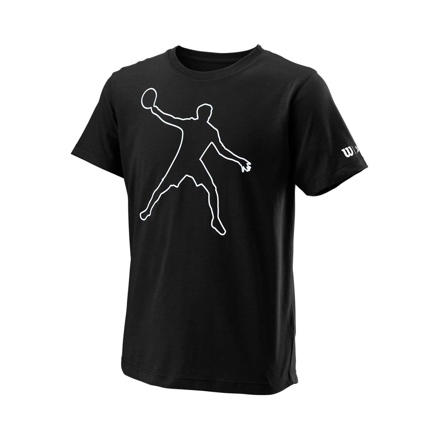 Wilson Bela Tech II T-Shirt Jungen-Schwarz,Weiß