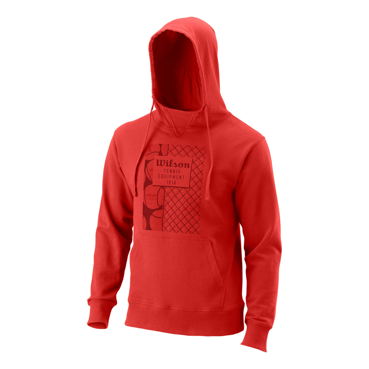 Wilson Equip Eco CTN Hoody Herren - rot,