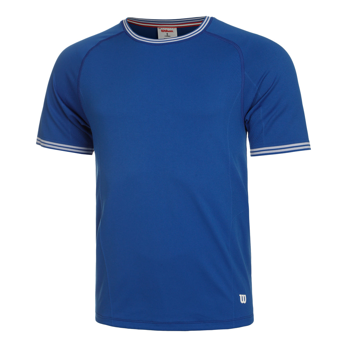 Wilson Court Performance Crew T-Shirt Herren - blau,