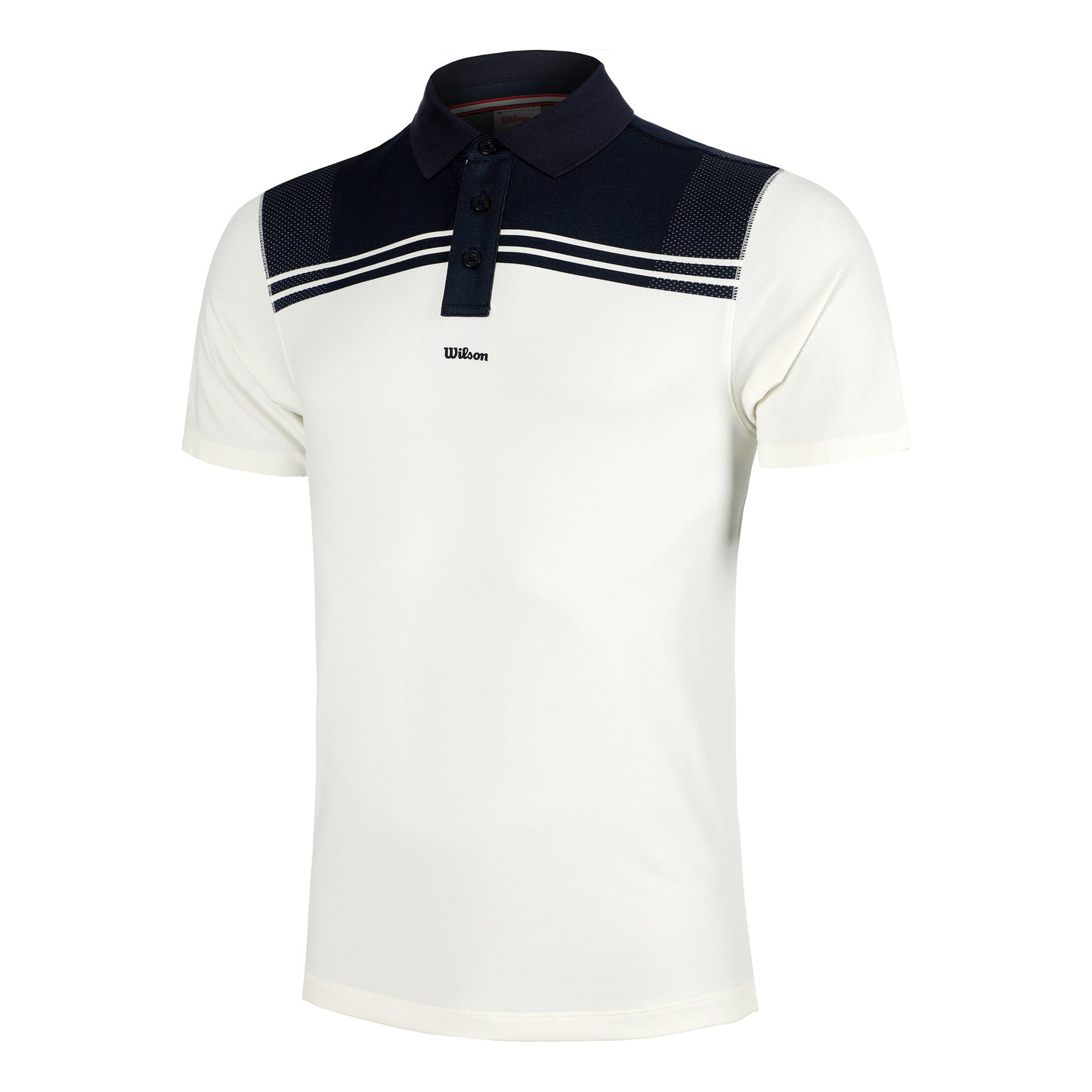 Wilson All Seasons Polo Herren-Dunkelblau,Creme