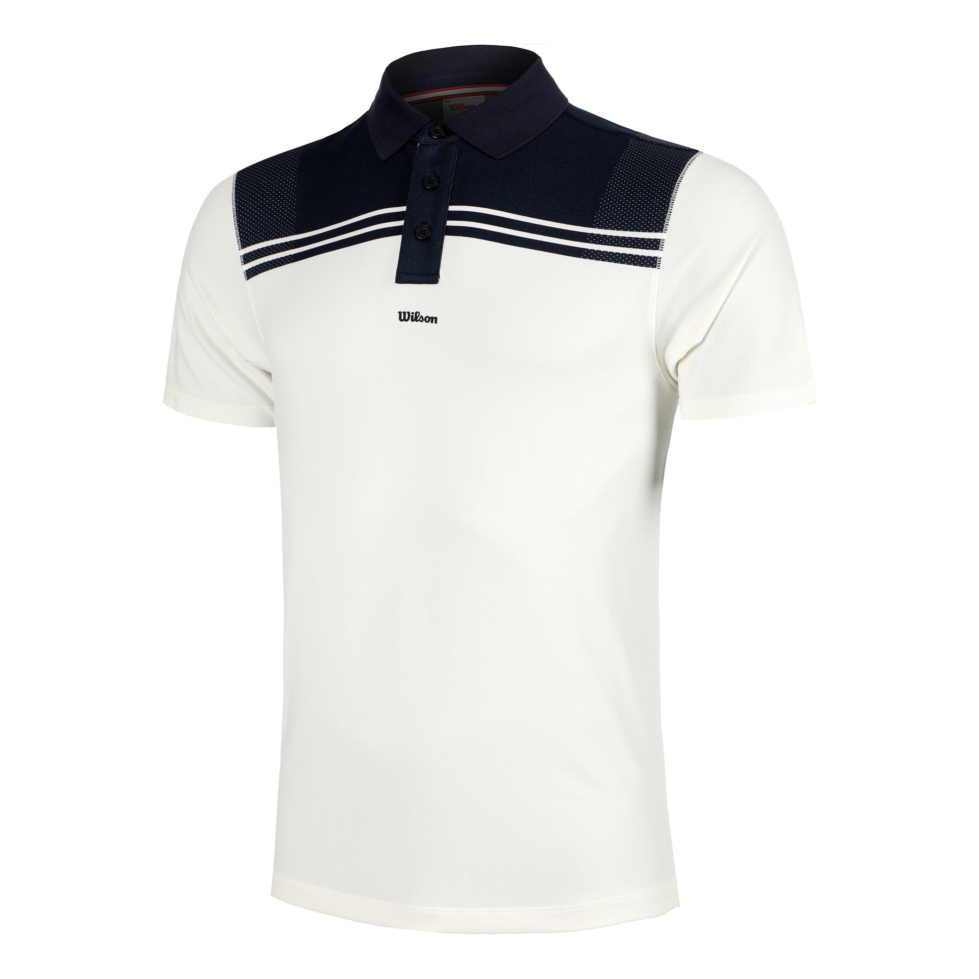 Wilson All Seasons Polo Herren-Dunkelblau,Creme