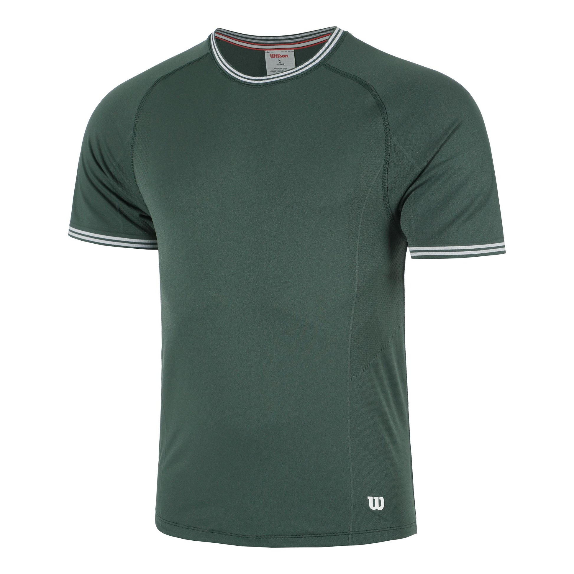 Wilson Court Performance Crew T-Shirt Herren-Dunkelgrün
