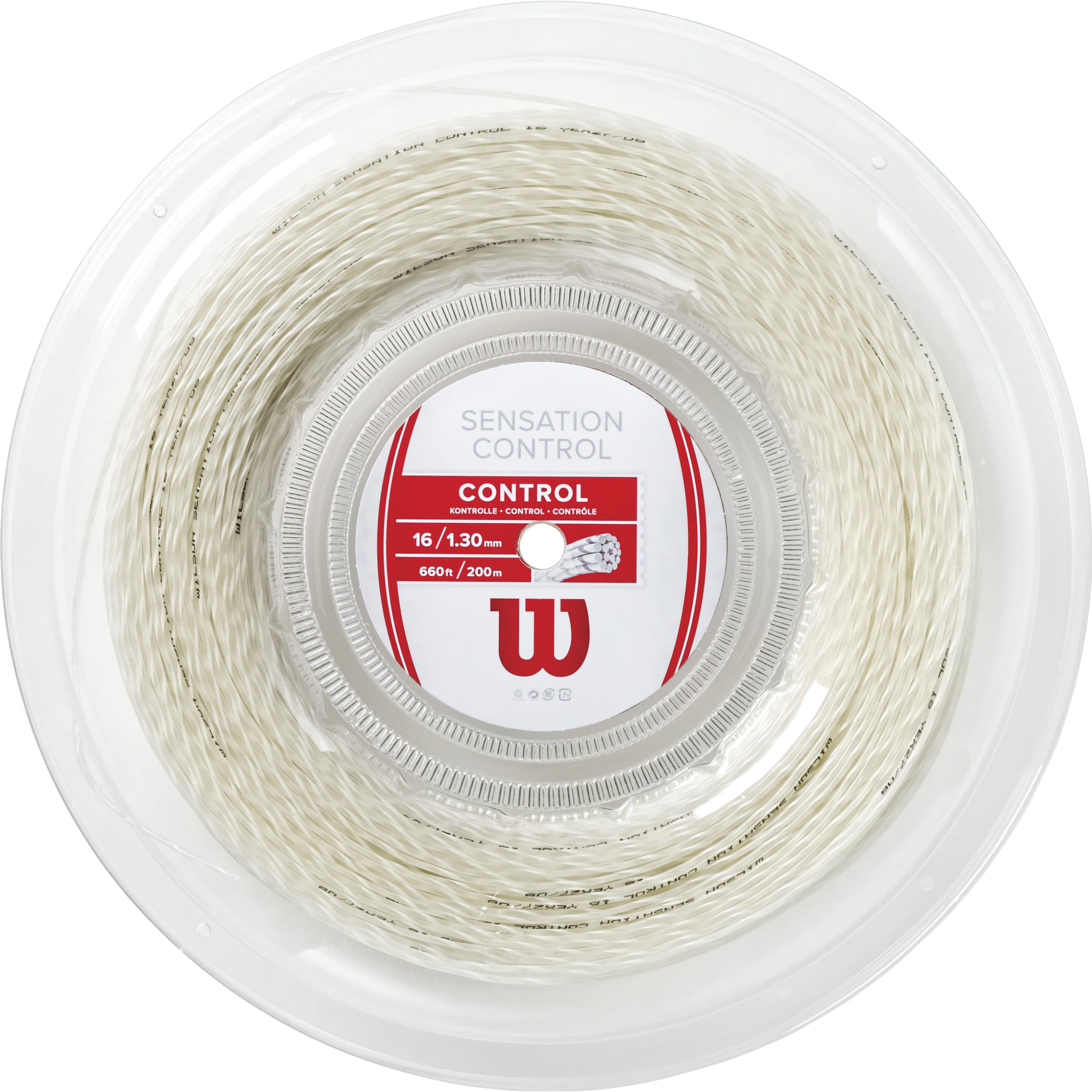 Wilson Sensation Control Saitenrolle 200m-Nude