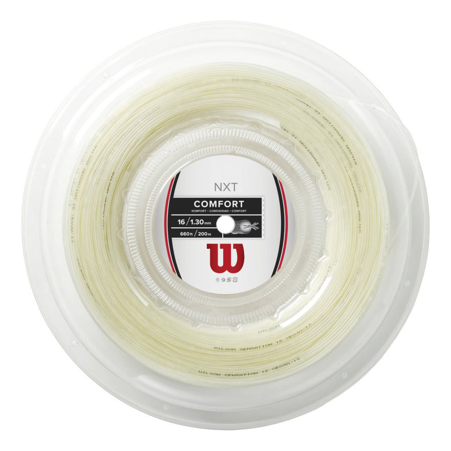 Wilson NXT Comfort Saitenrolle 200m-Nude