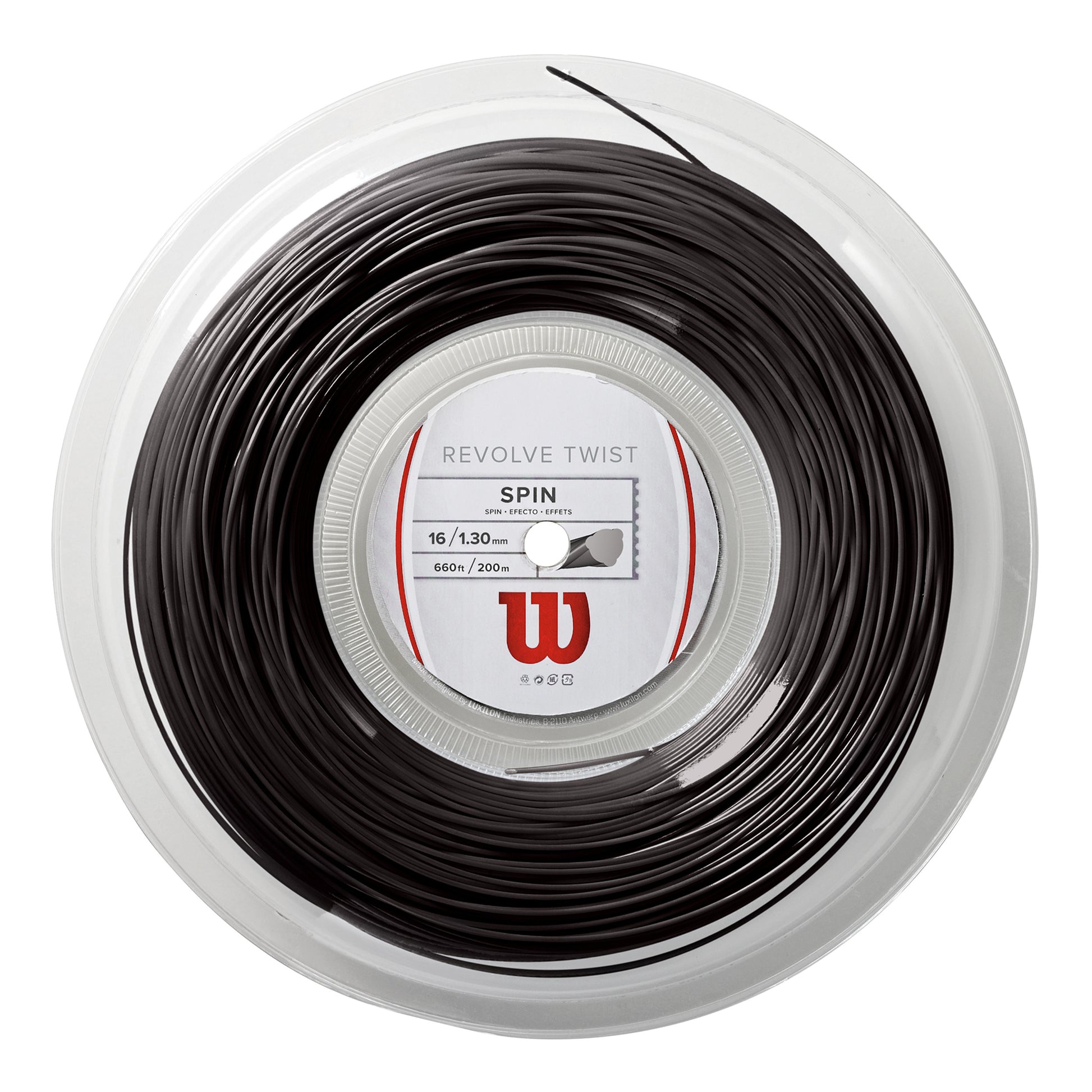 Wilson Revolve Twist Saitenrolle 200m-Grau