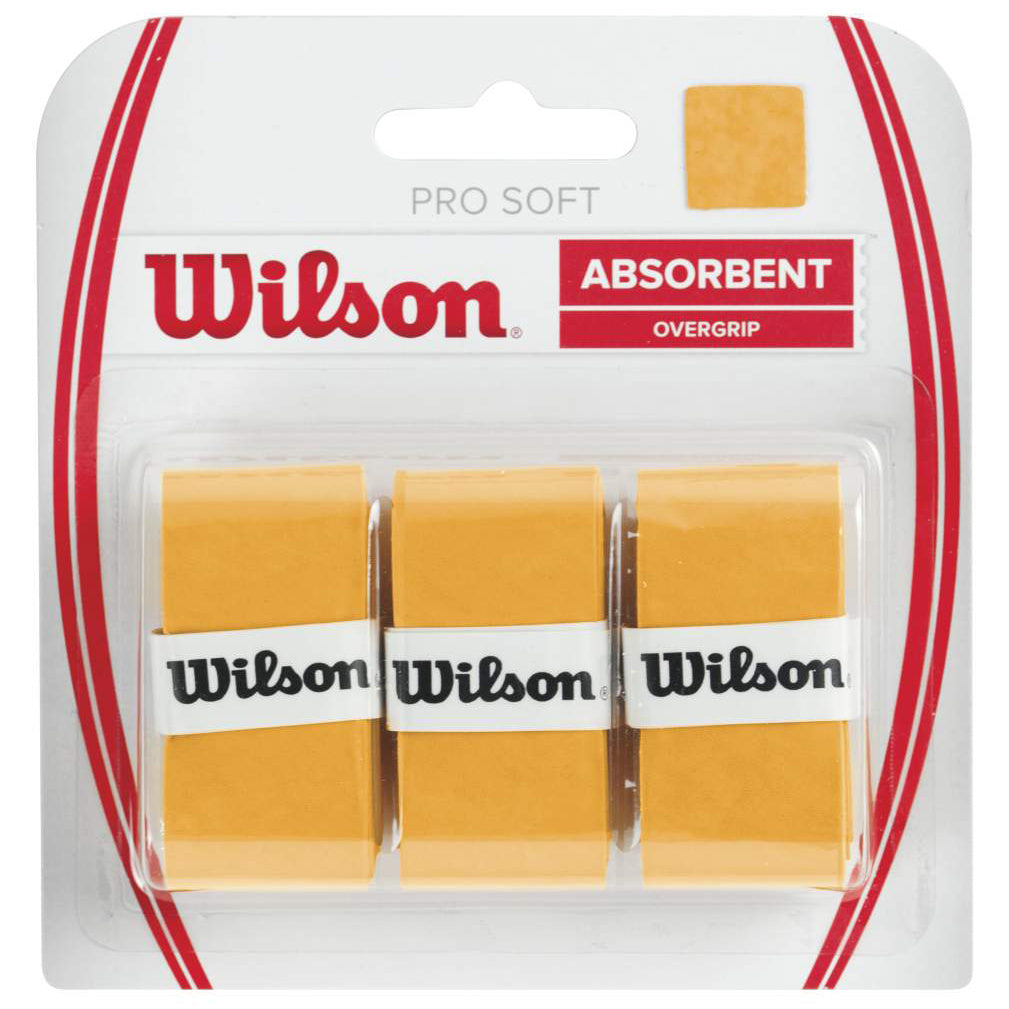 Wilson Soft Overgrip 3er Pack-Gold