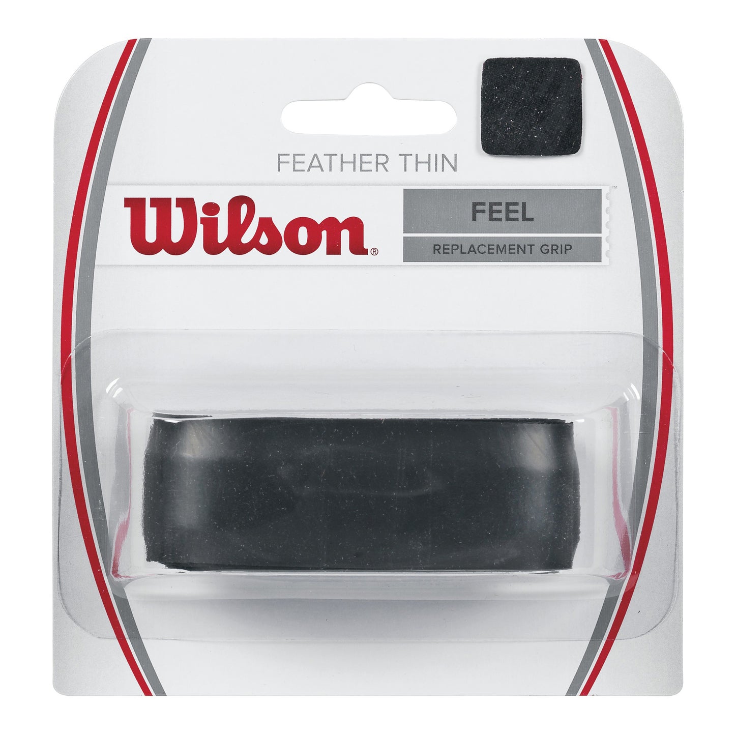 Wilson Featherthin Grip 1er Pack-Schwarz