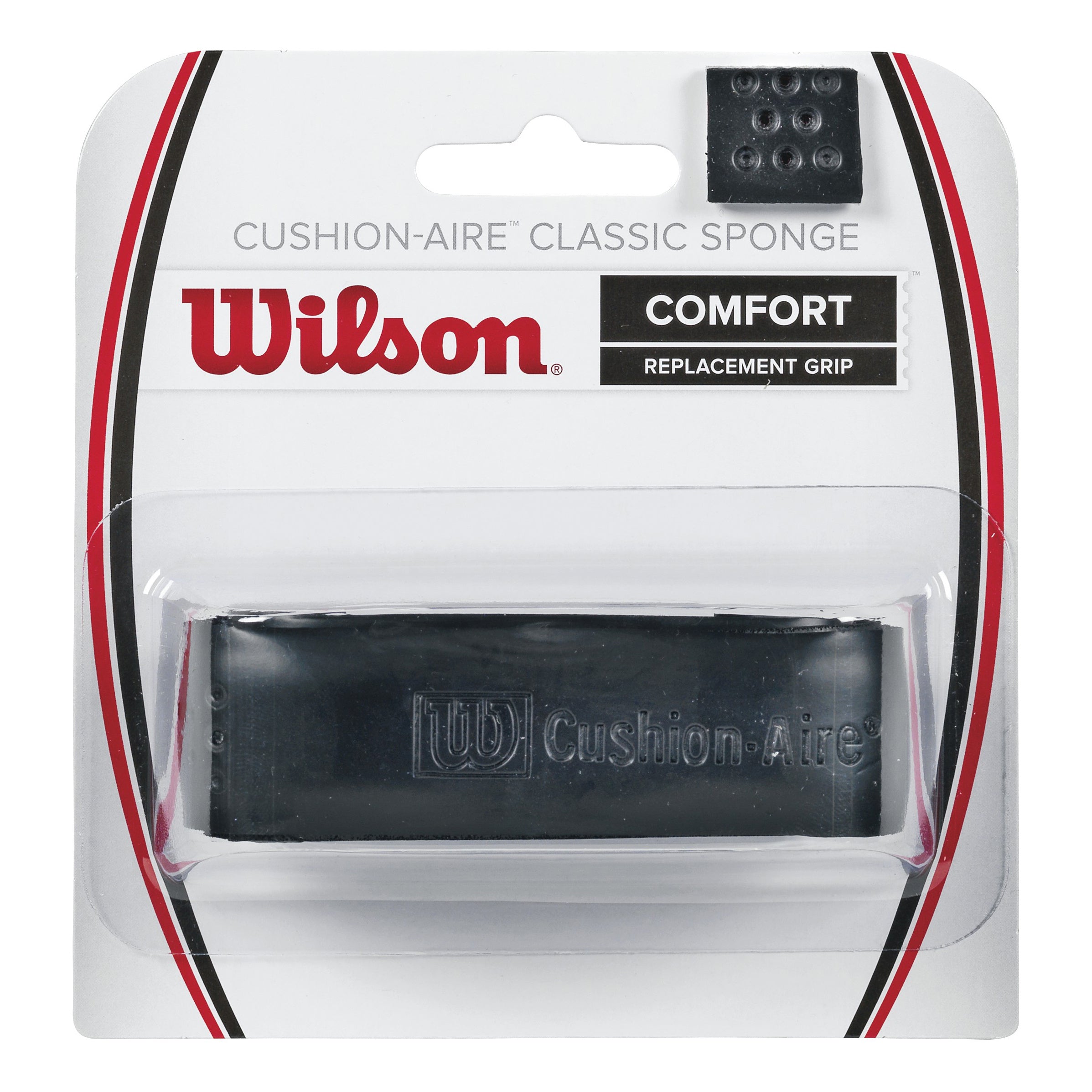 Wilson Cushion-Aire Classic Sponge 1er Pack-Schwarz