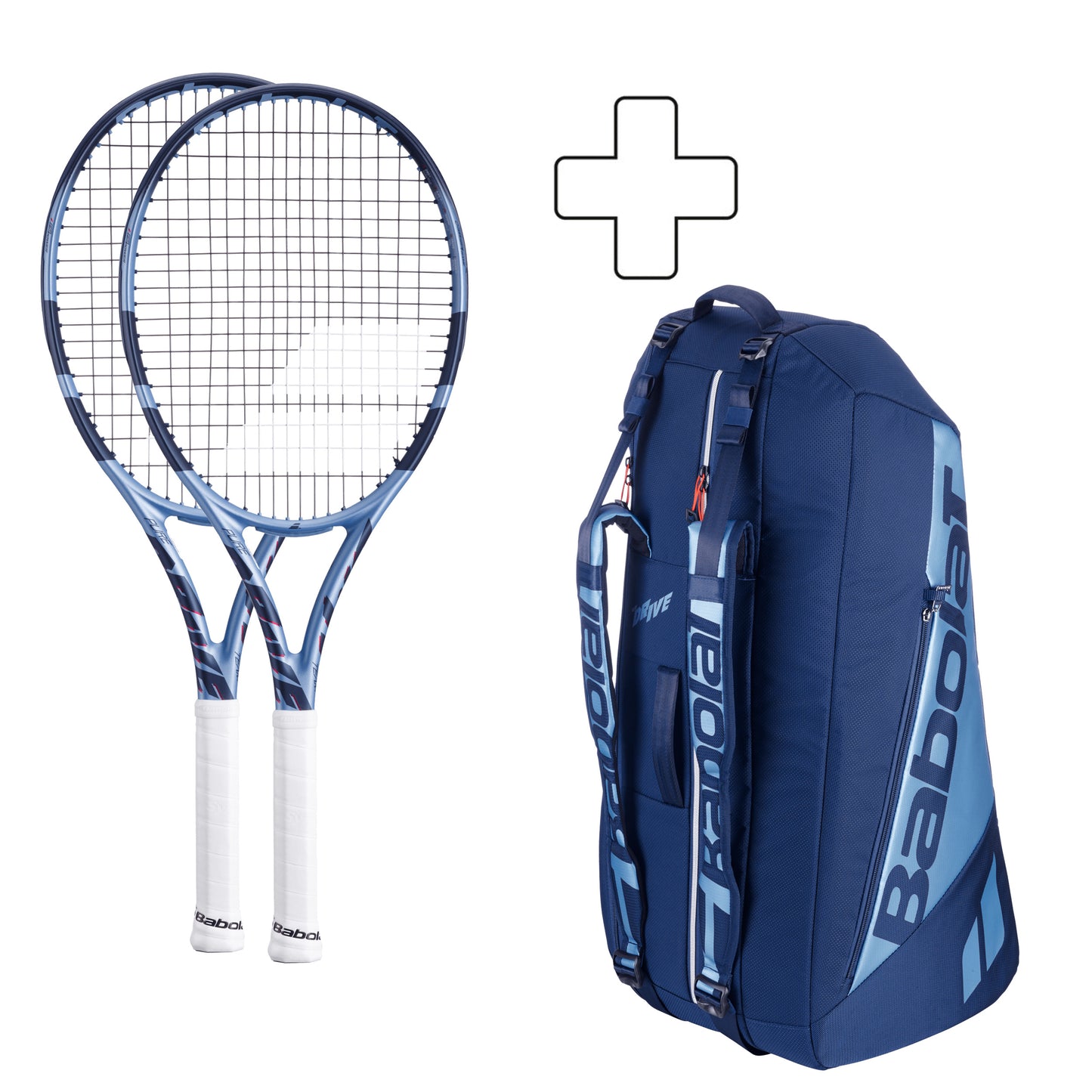 Babolat 2x Pure Drive Team plus Schlägertasche