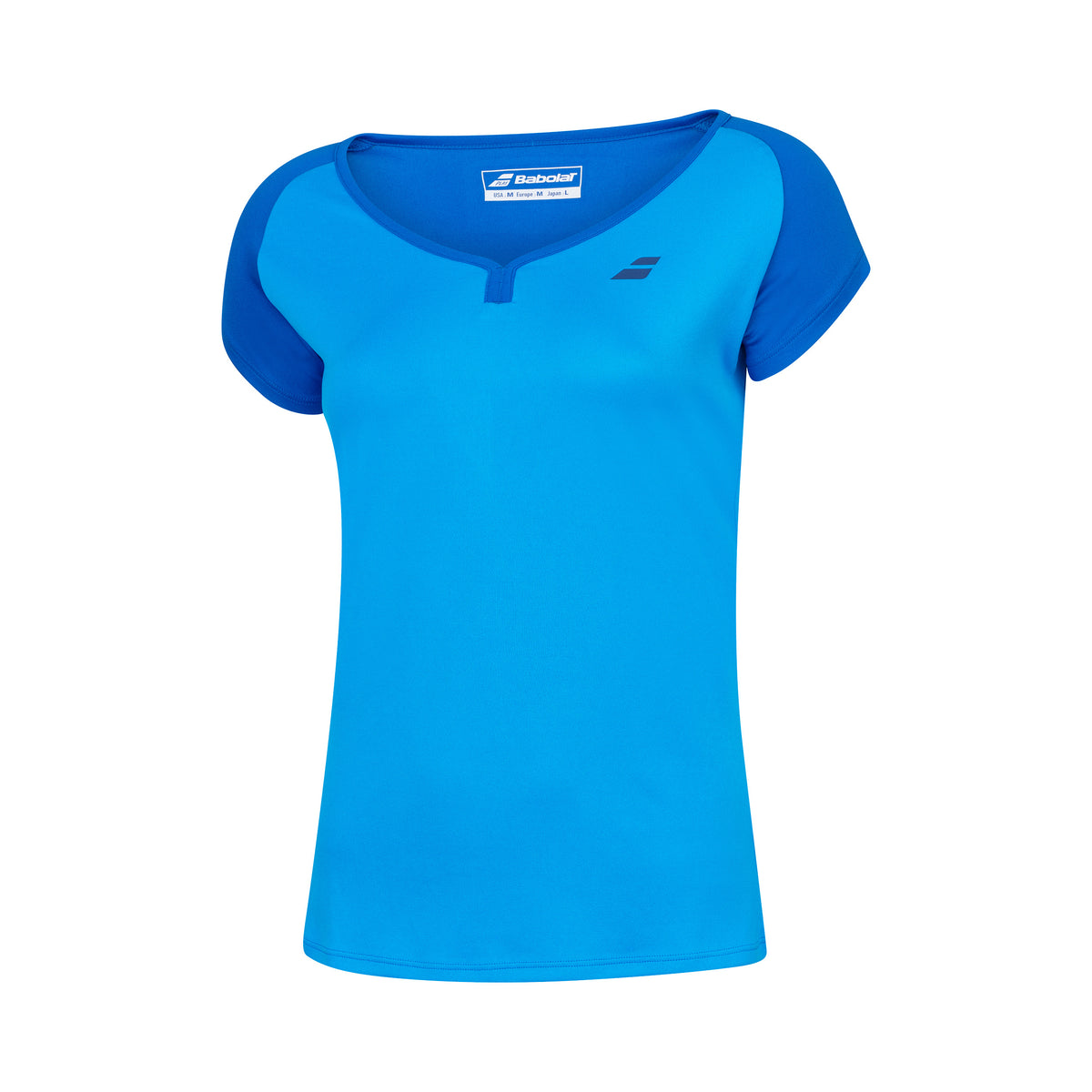 Babolat Play Capsleeve T-Shirt Mädchen - blau, dunkelblau