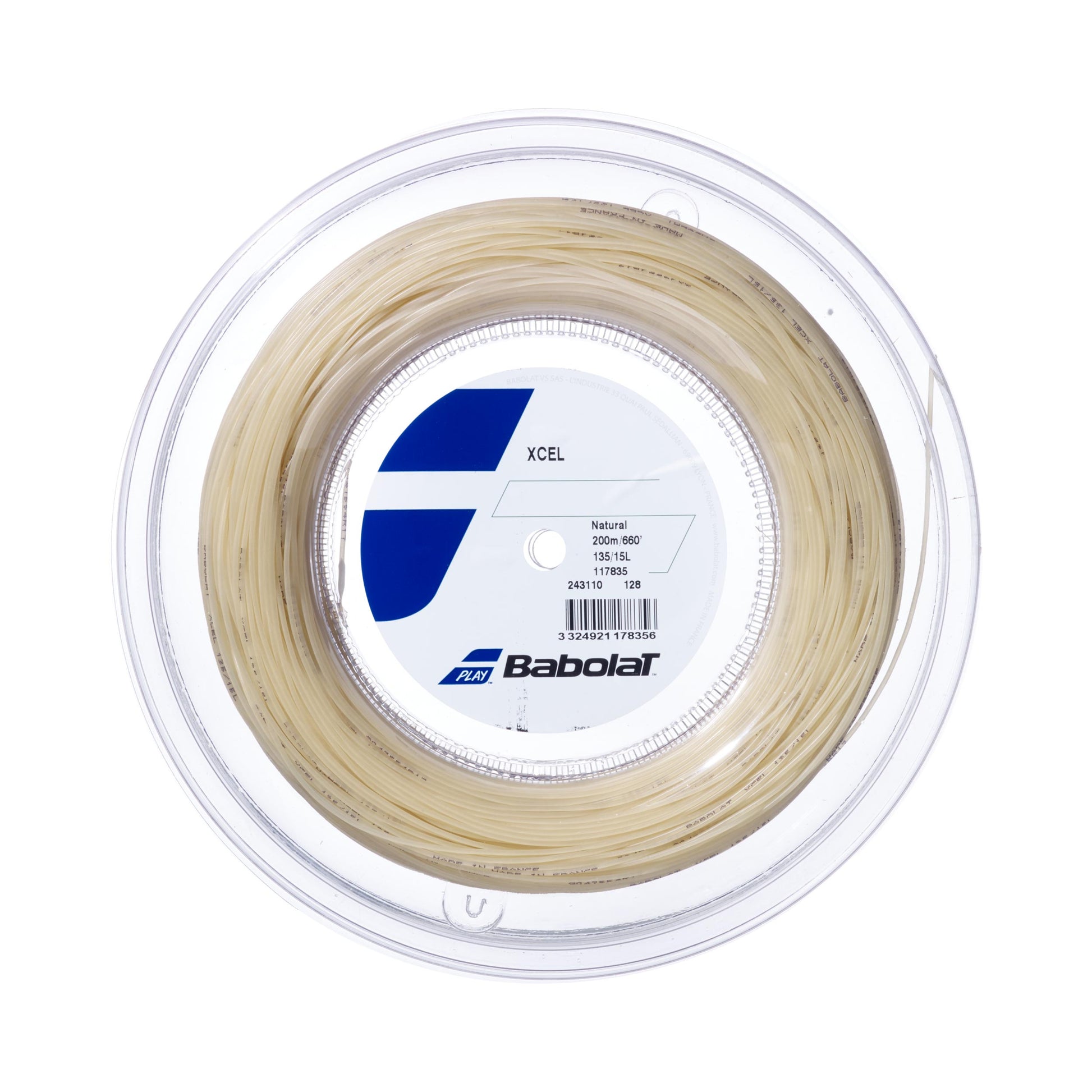 Babolat Xcel Saitenrolle 200m-Beige