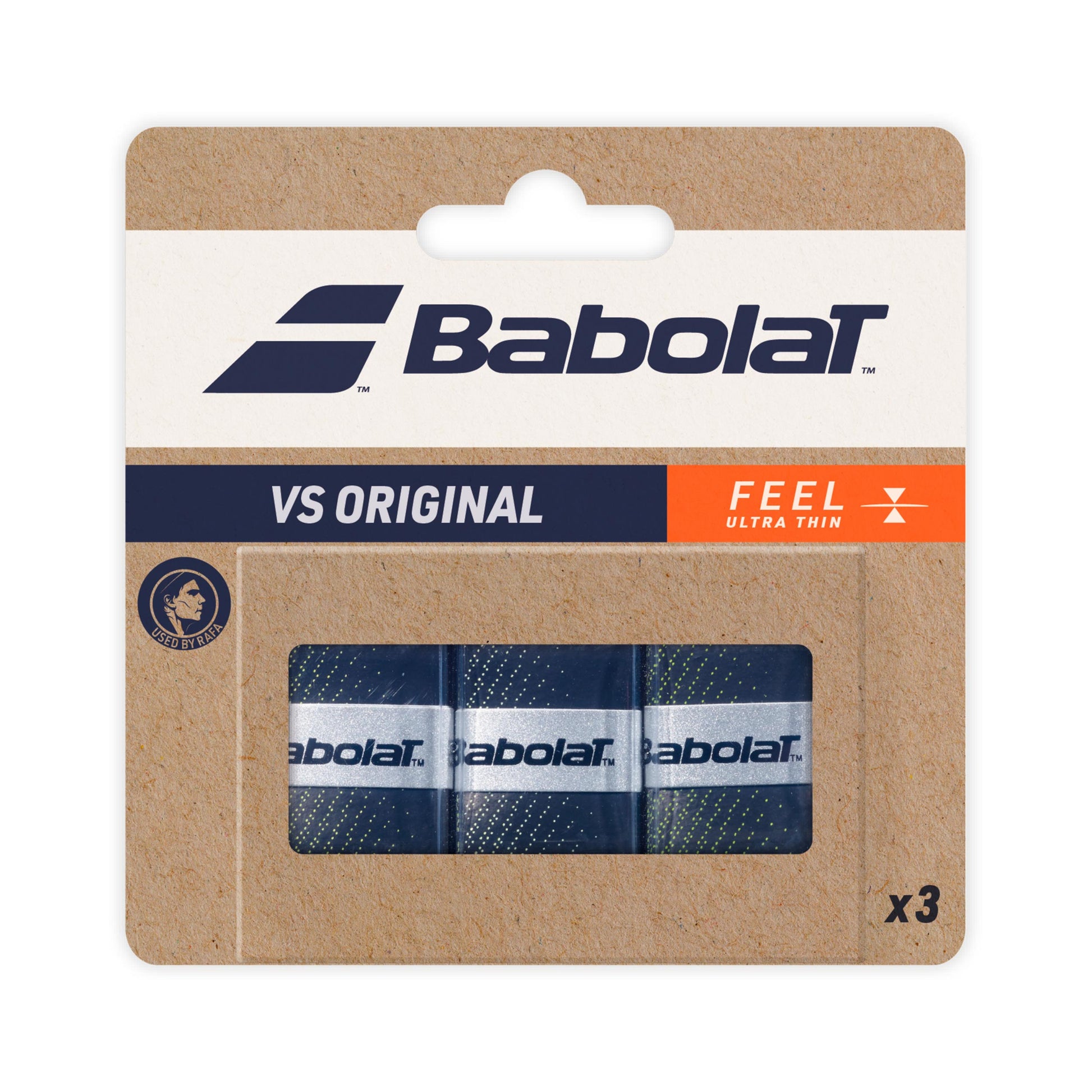 Babolat VS Grip Original 3er Pack-Schwarz
