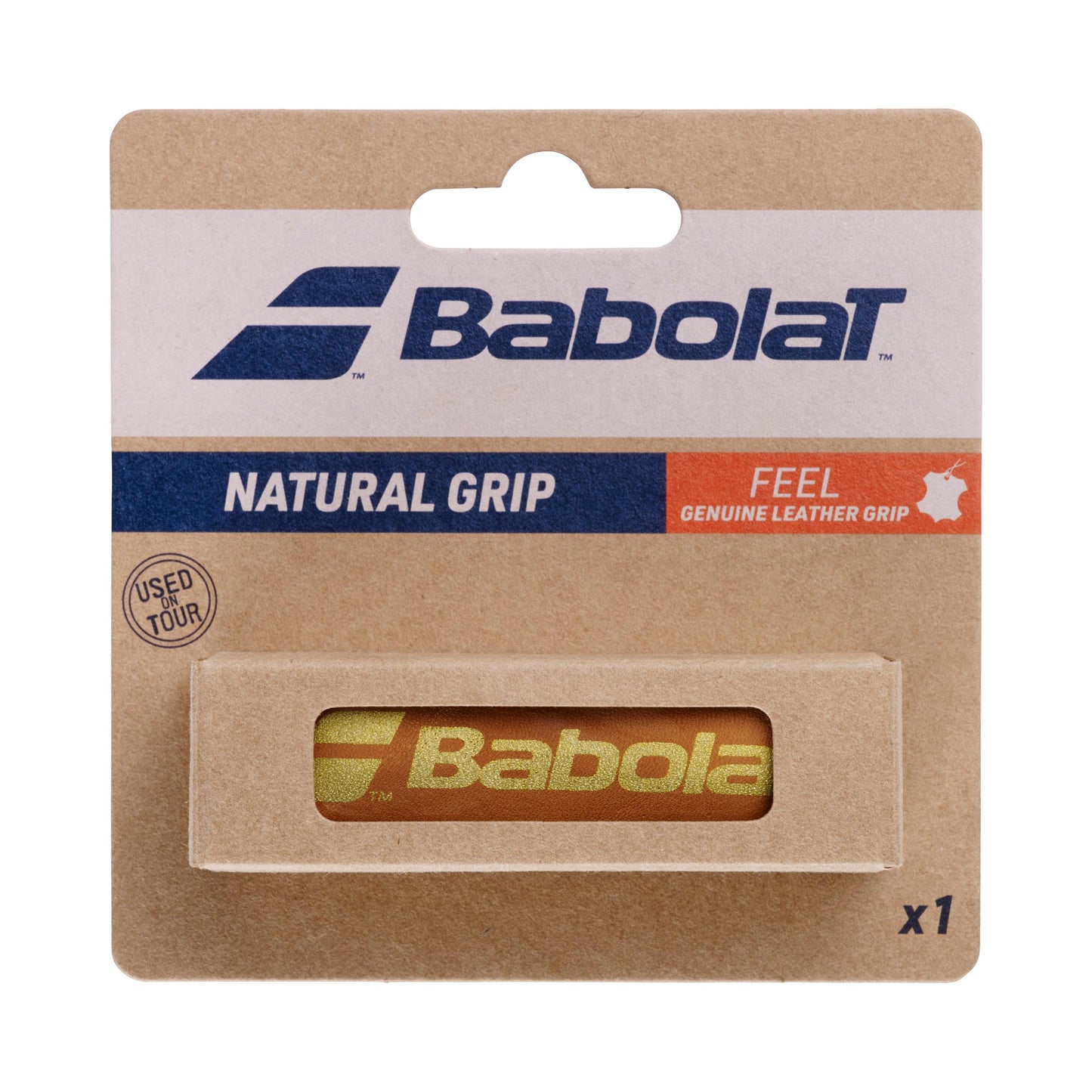 Babolat Natural Grip 1er Pack-Braun