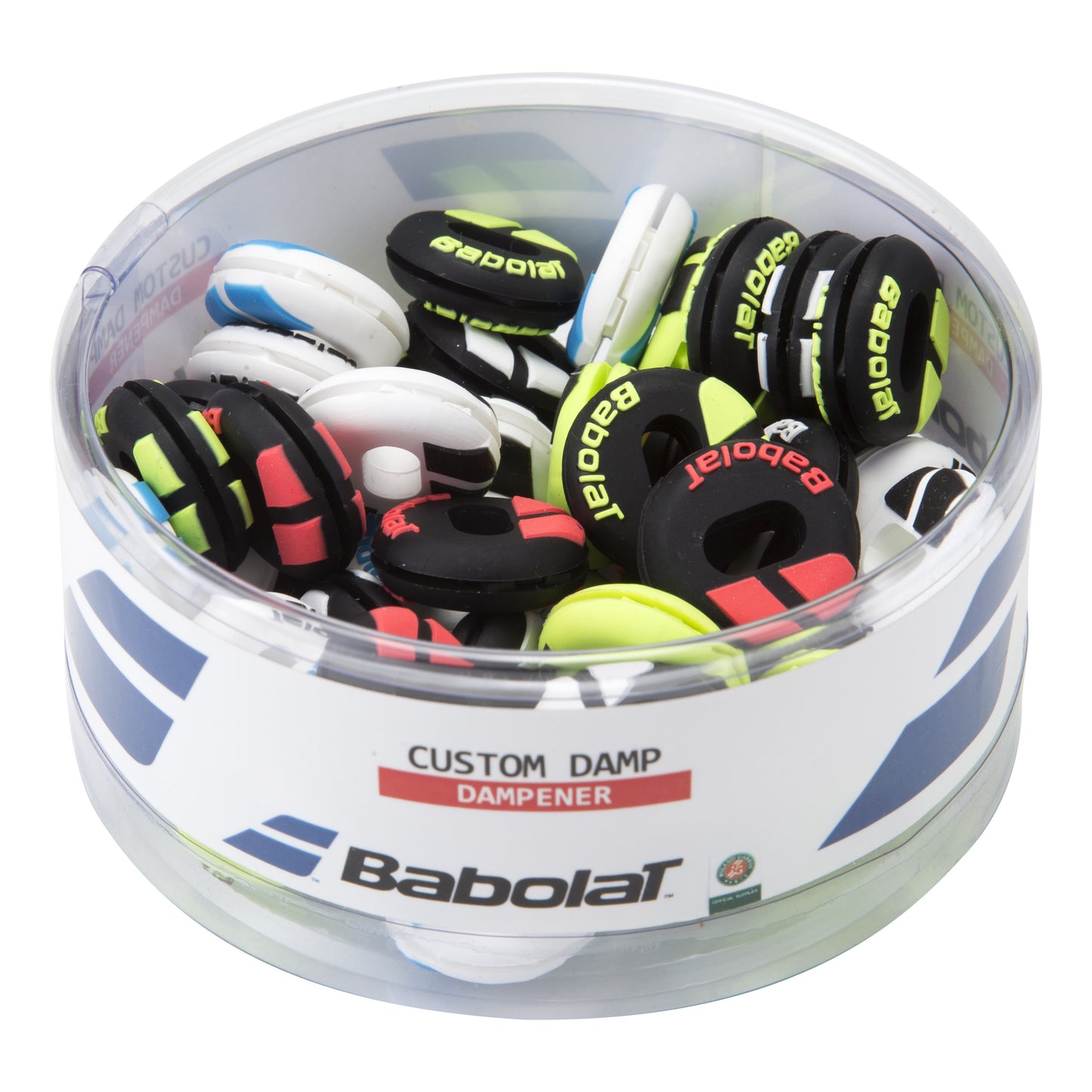Babolat Custom Damp Dämpfer 48er Box-Mehrfarbig
