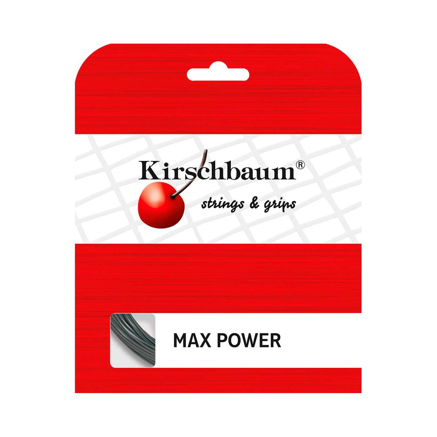 Kirschbaum Max Power Saitenset 12m-Anthrazit