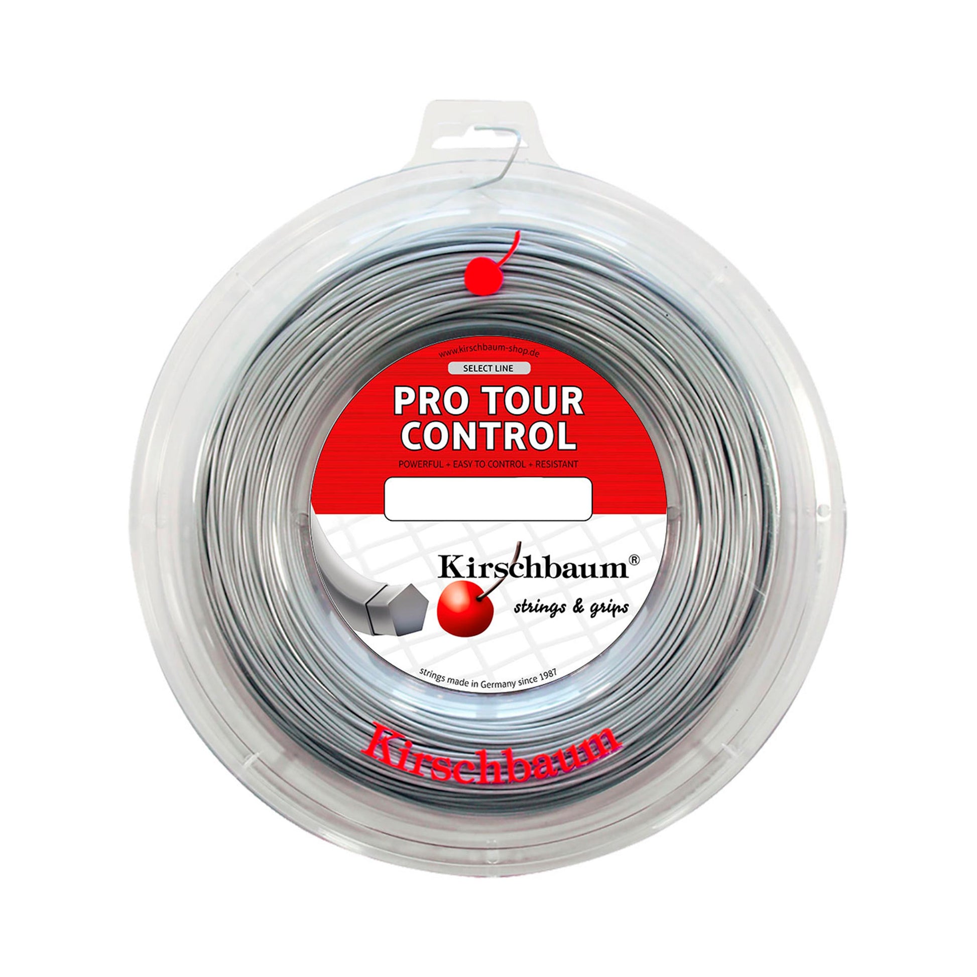 Kirschbaum Pro Tour Control Saitenrolle 200m-Silber