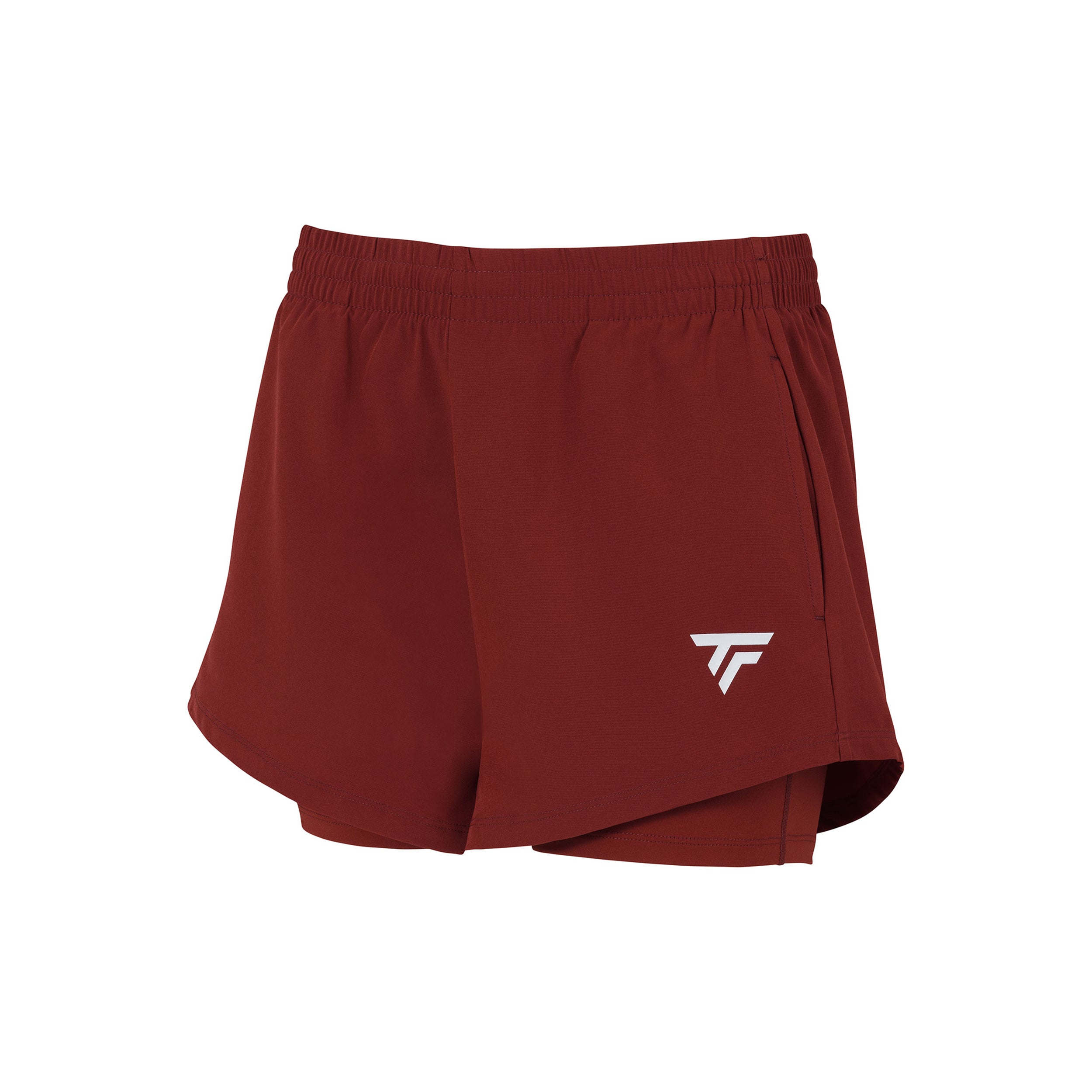 Tecnifibre Team Ballshort Damen-Dunkelrot