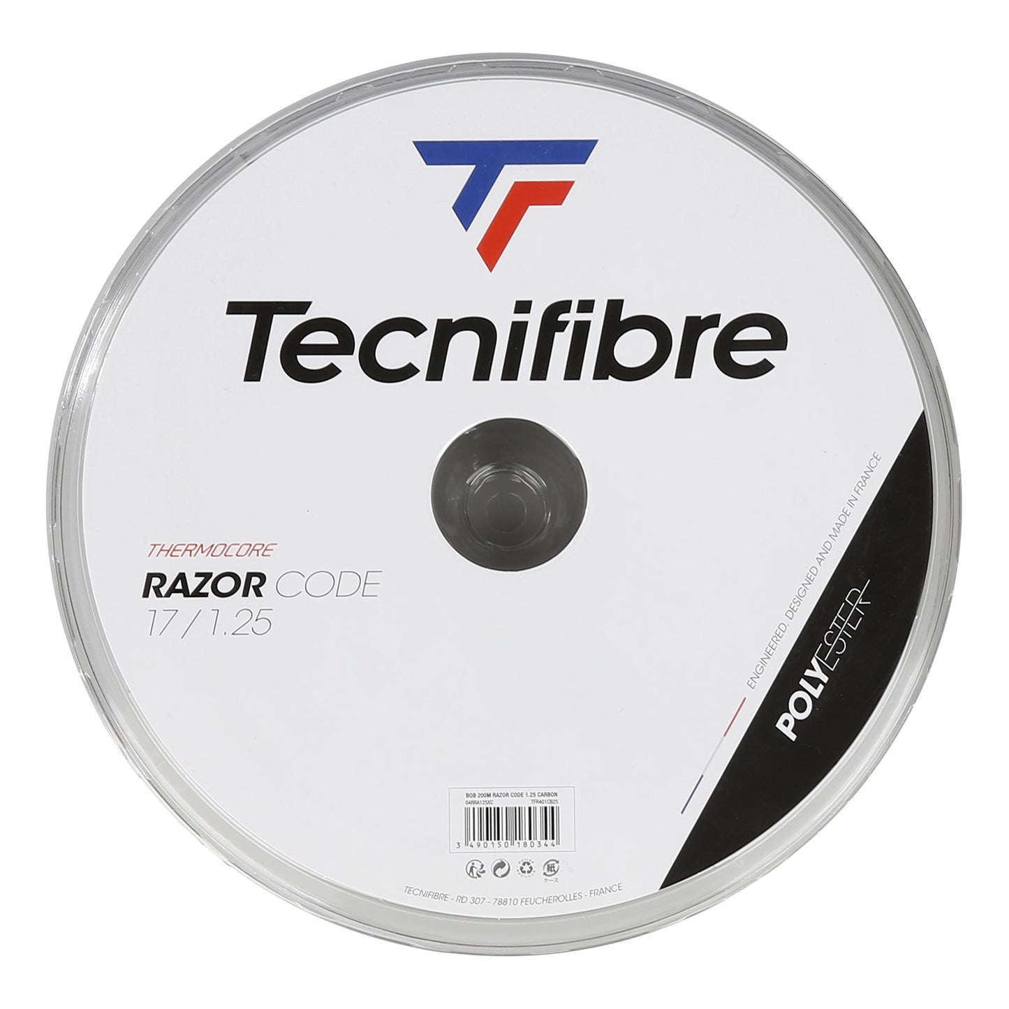 Tecnifibre Razor Code 200m Saitenrolle-Grau