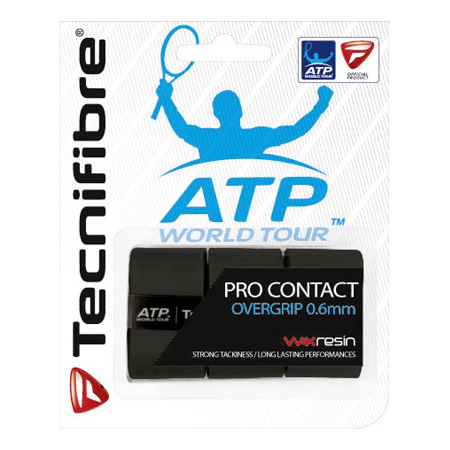 Tecnifibre Contact Pro 3er 3er Pack - schwarz