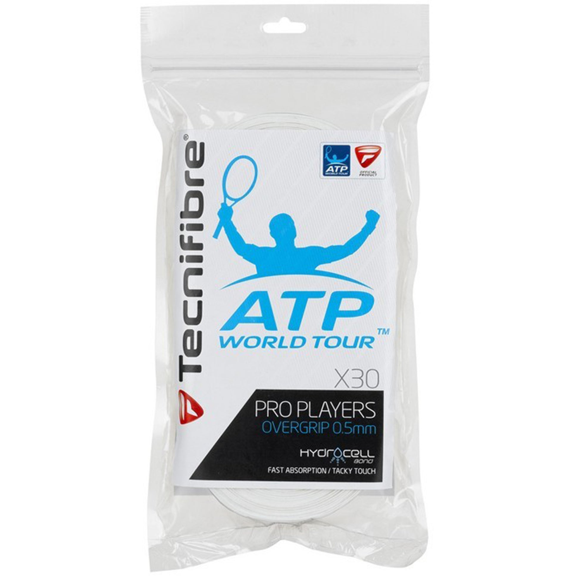 Tecnifibre Players Pro 30er Pack-Weiß