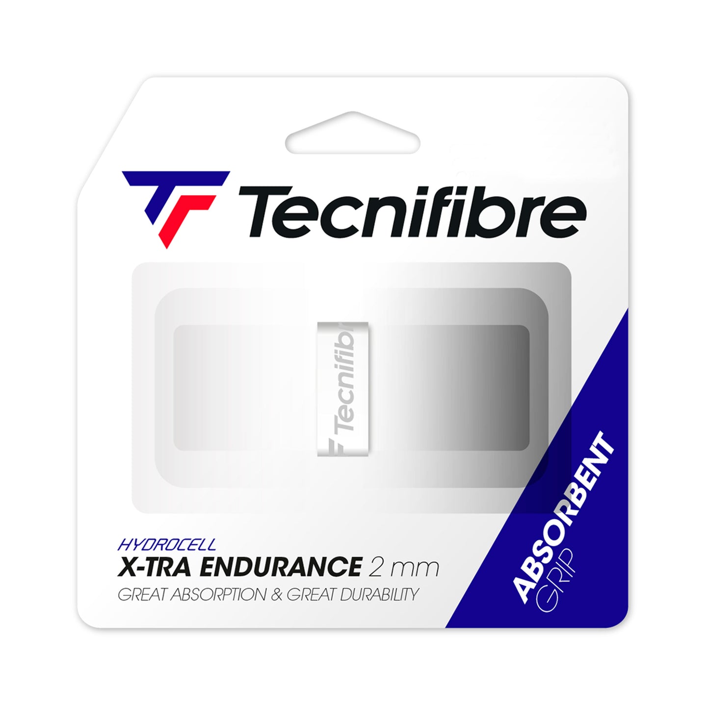 Tecnifibre X-TRA Endurance 1er Pack-Weiß