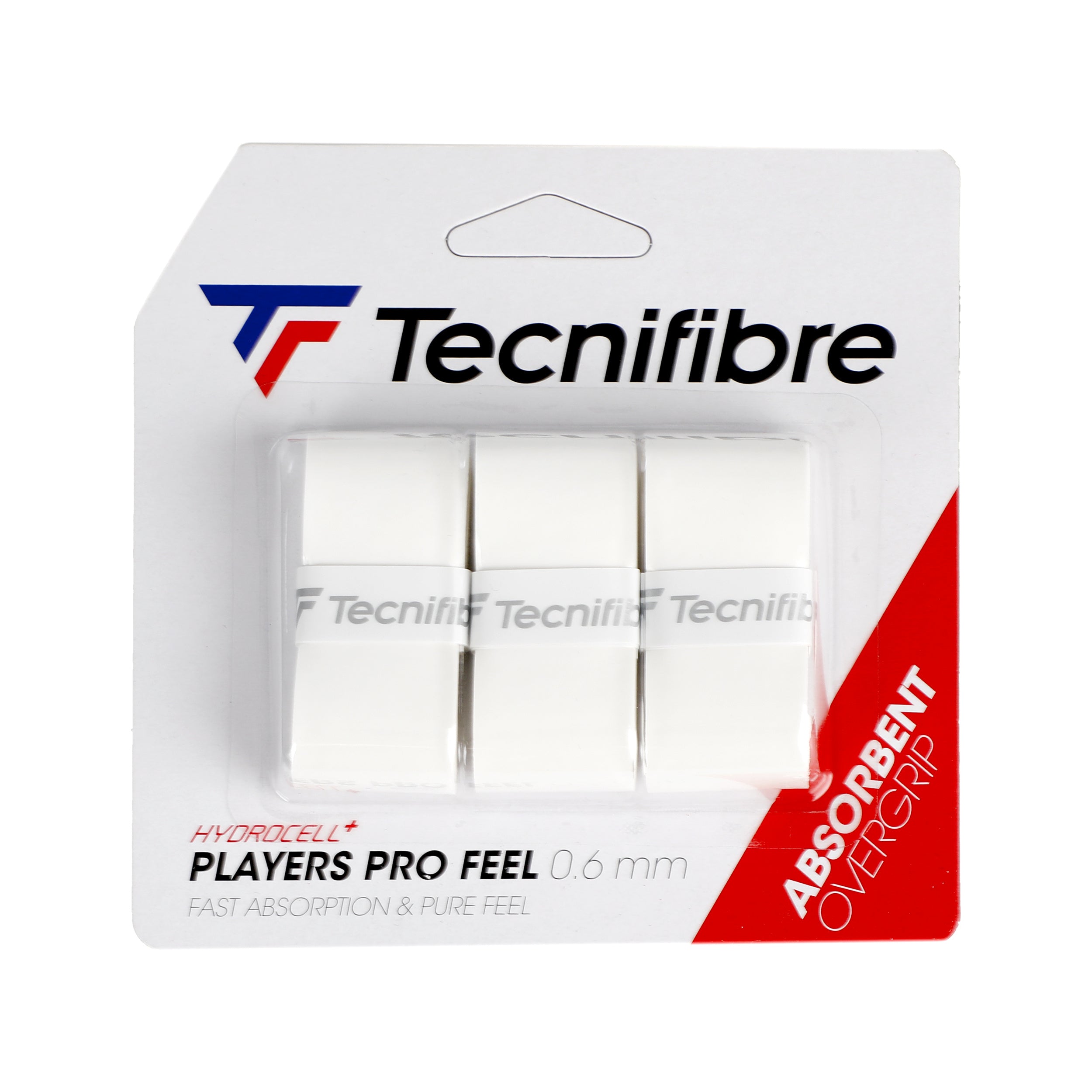 Tecnifibre Player Pro Feel 3er Pack-Weiß
