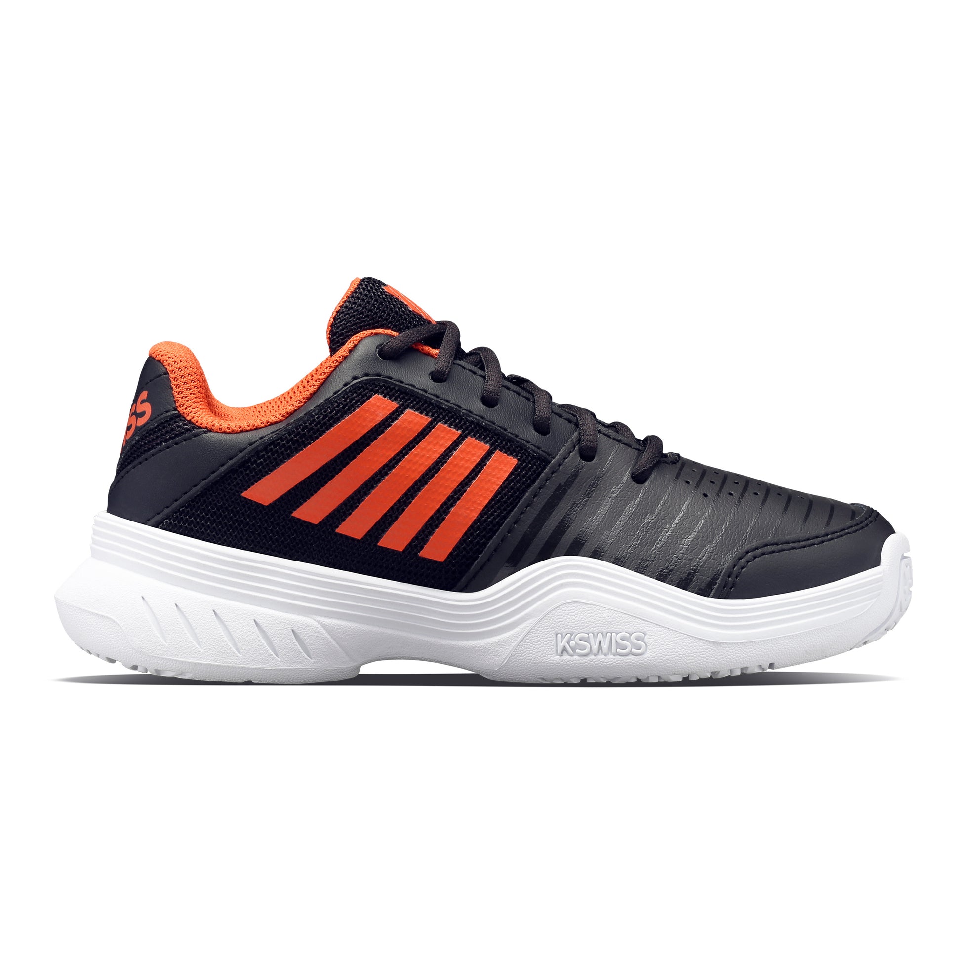 K-Swiss Court Express Omni Allcourtschuh Kinder - schwarz, orange