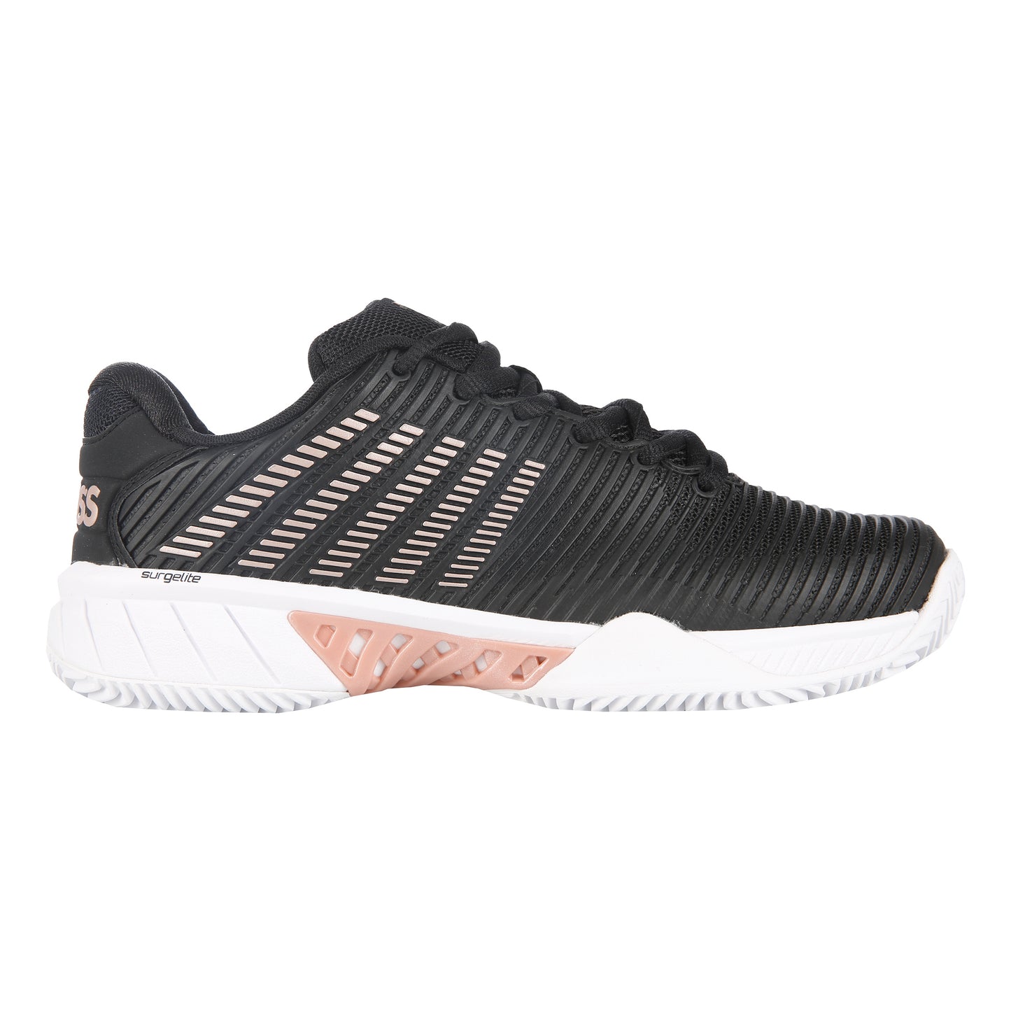 K-Swiss Hypercourt Express 2 Sandplatzschuh Damen-Schwarz,Gold