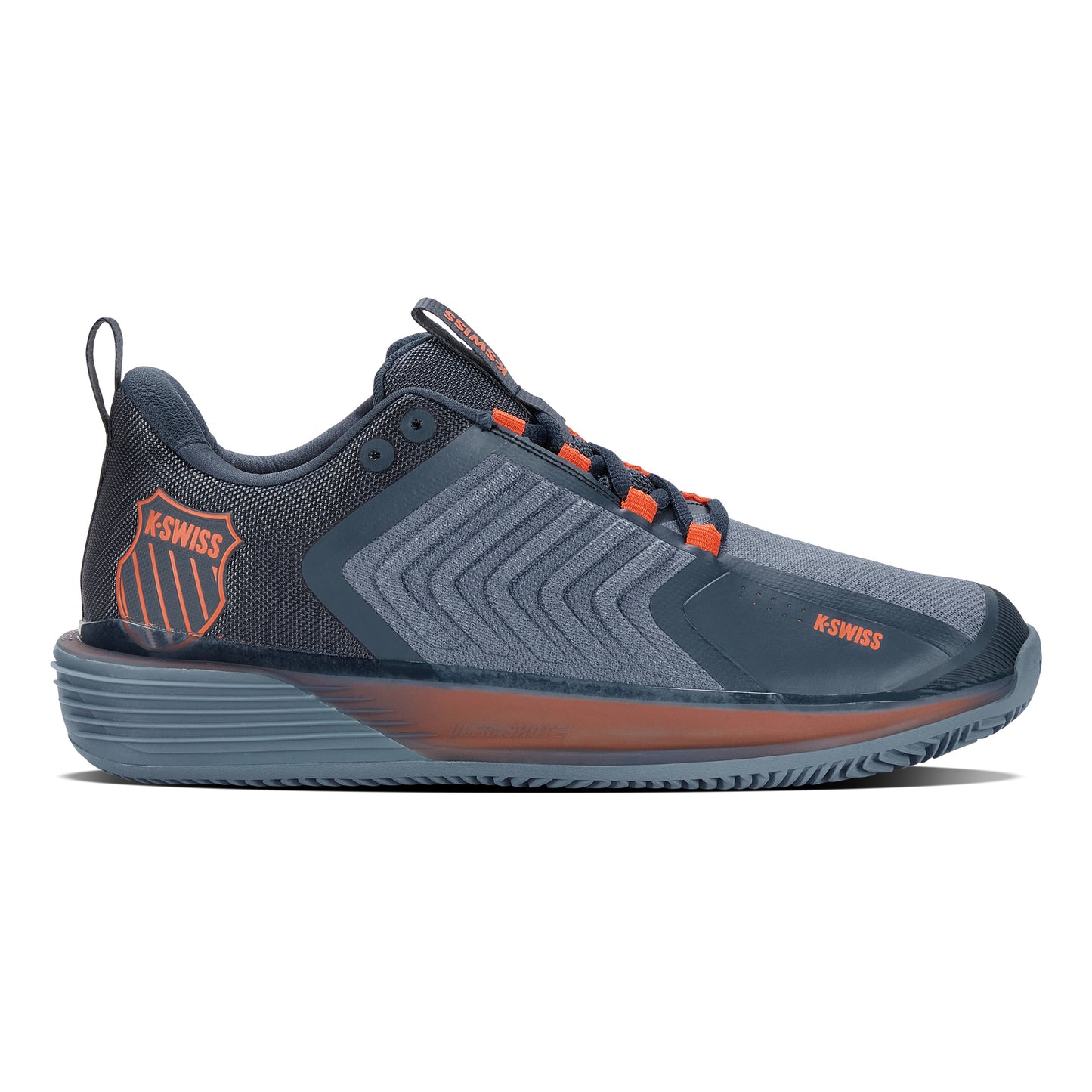 K-Swiss Ultrashot 3 Sandplatzschuh Herren - blaugrau, orange