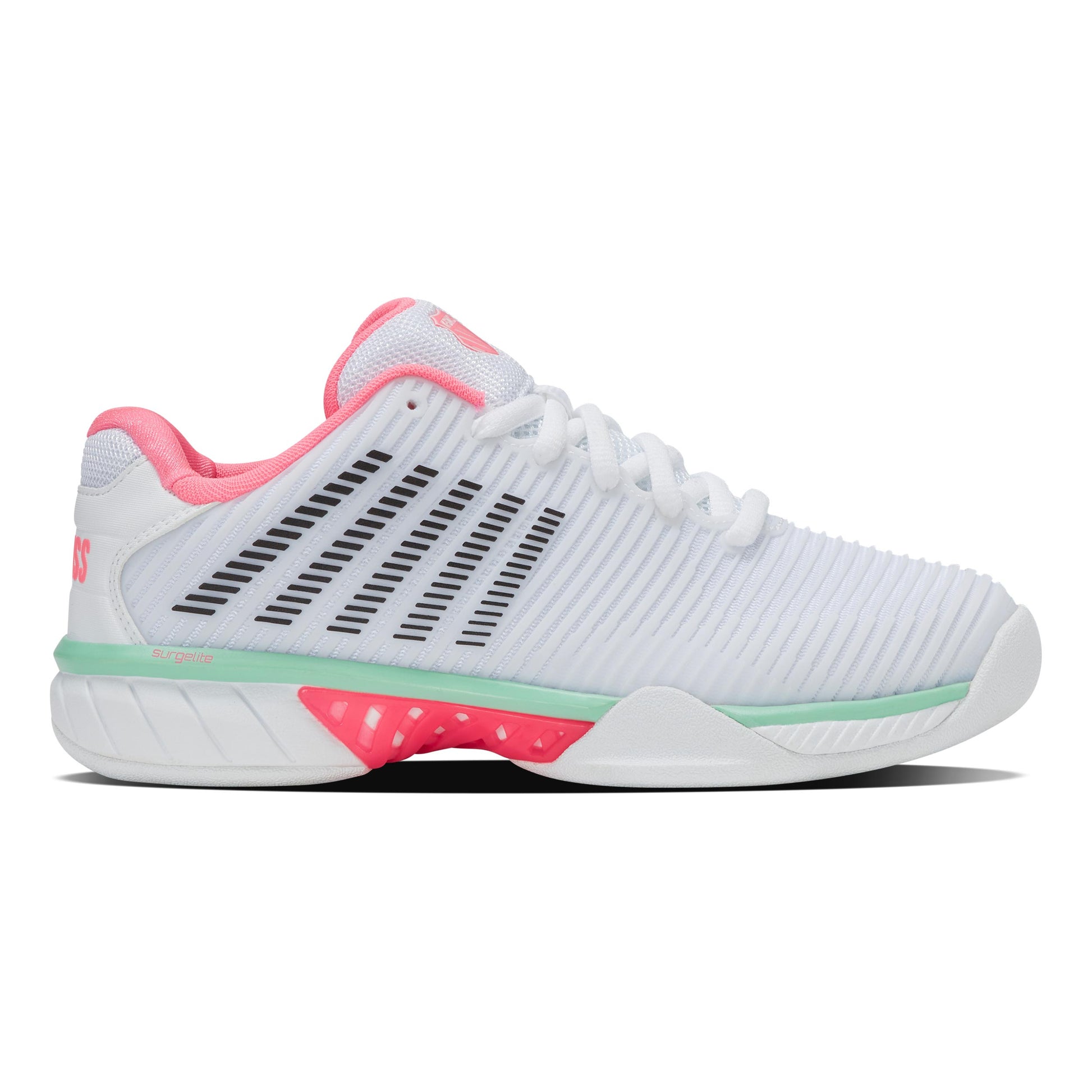 K-Swiss Hypercourt Express 2 Teppichschuh Damen-Weiß,Mehrfarbig