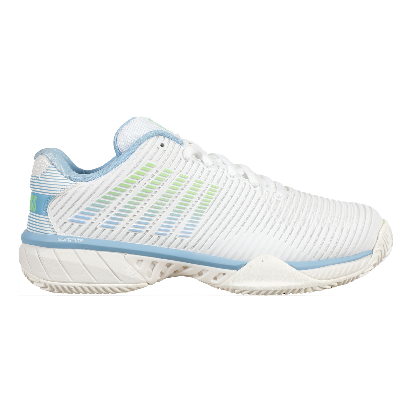 K-Swiss Hypercourt Express 2 Sandplatzschuh Damen-Weiß,Hellblau
