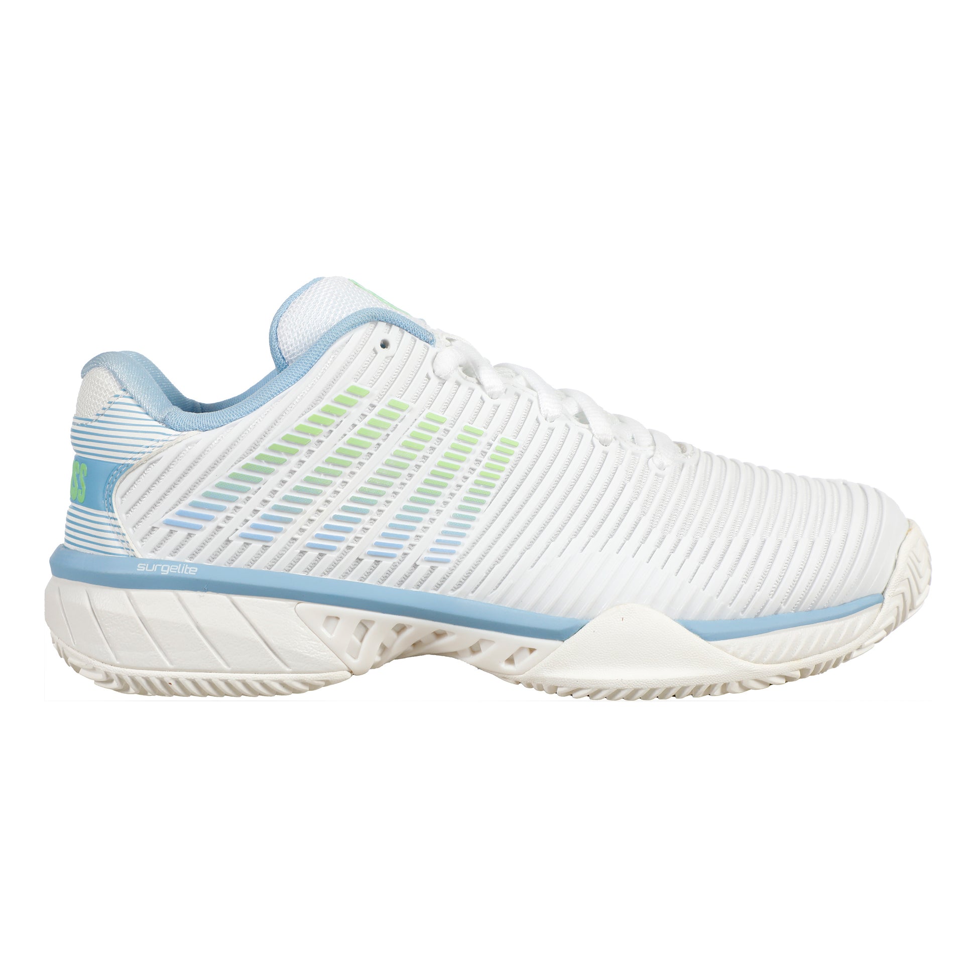 K-Swiss Hypercourt Express 2 Sandplatzschuh Damen-Weiß,Hellblau