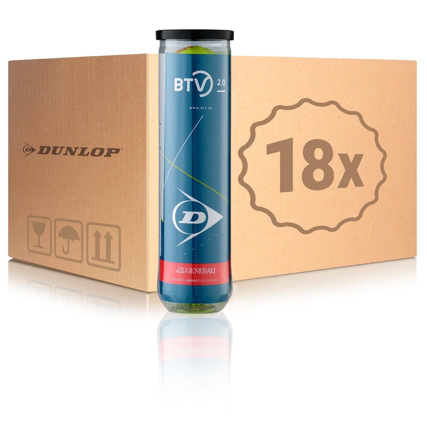 Dunlop 18x 4er Dose BTV 2.0 im Karton