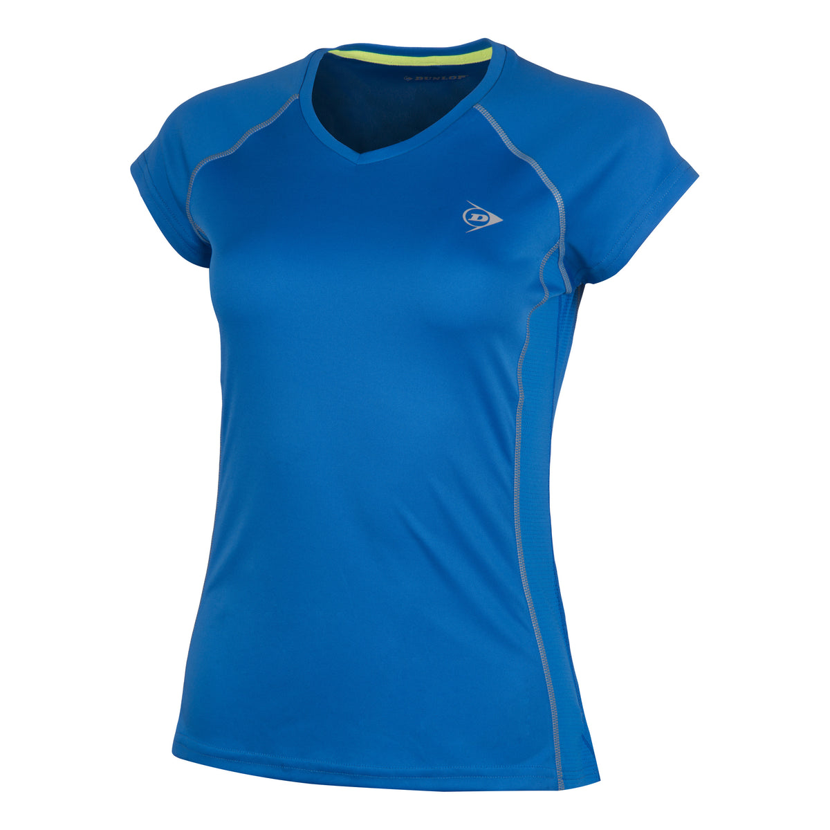Dunlop Crew T-Shirt Mädchen - blau, silber